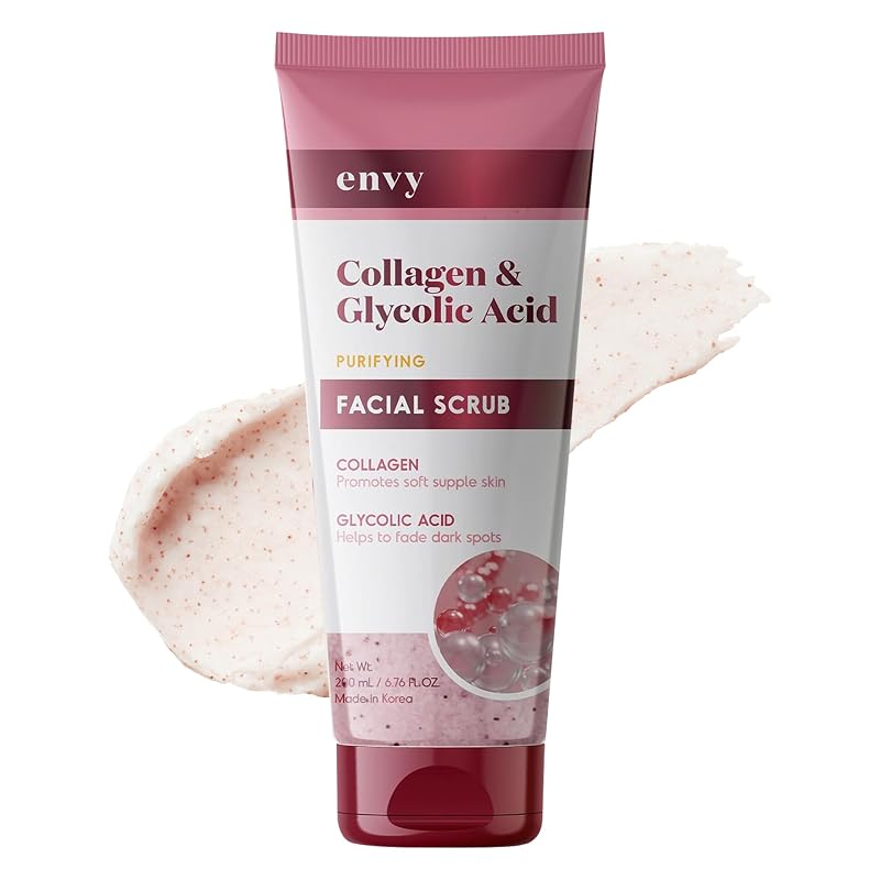 Esfoliante facial Envy com colágeno e ácido glicólico, 192 g