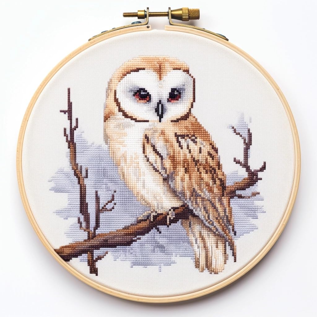 フクロウ Amazon | Owl series1、フクロウクロスステッチキット 14