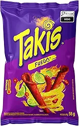 Salgadinho de Milho Takis Fuego Pimenta 56g