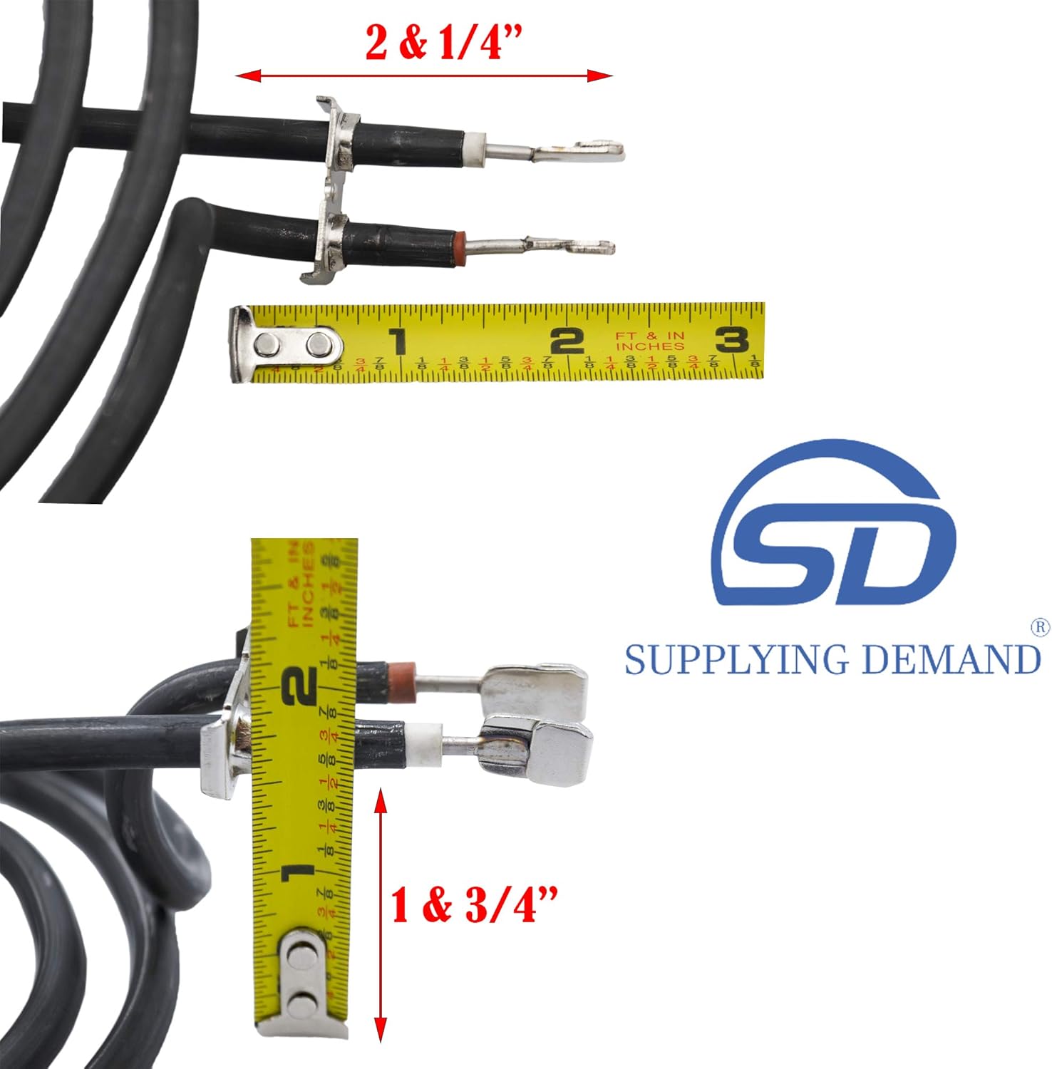 Supplying Demand WB30T10074 WB30T10078 4 Piece Electric Range Surface Element Replacement Kit