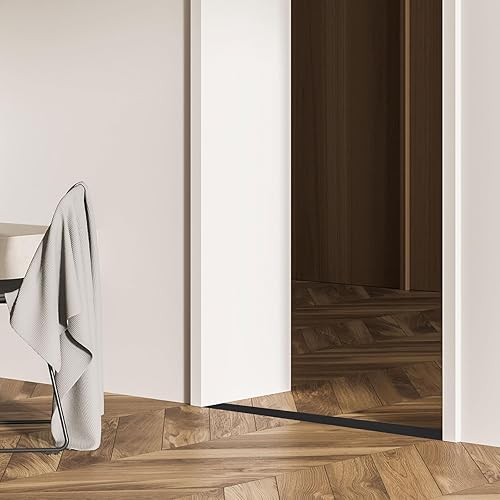 Miniatura 6 de Tira de transición de suelo autoadhesiva, tira de vinilo para suelo, tira de suelo laminada de 1.57 pulgadas de ancho, tira divisora plana de piso