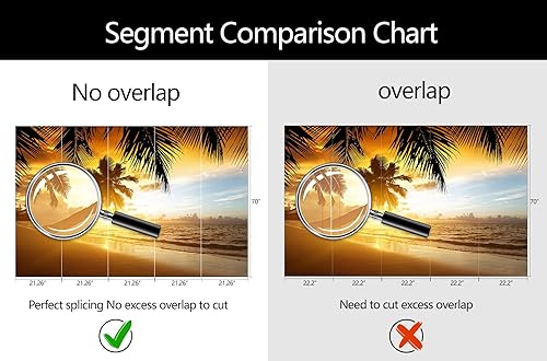 Miniatura 5 de WFBHUA - Papel tapiz de playa tropical, ondas, hojas de palmera, árbol de coco, mural de pared para sala de estar y dormitorio (no se pega ni se