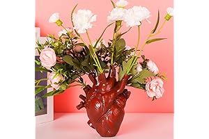 Human Heart 3D Vase: A Unique Decor for Spooky Ambiance