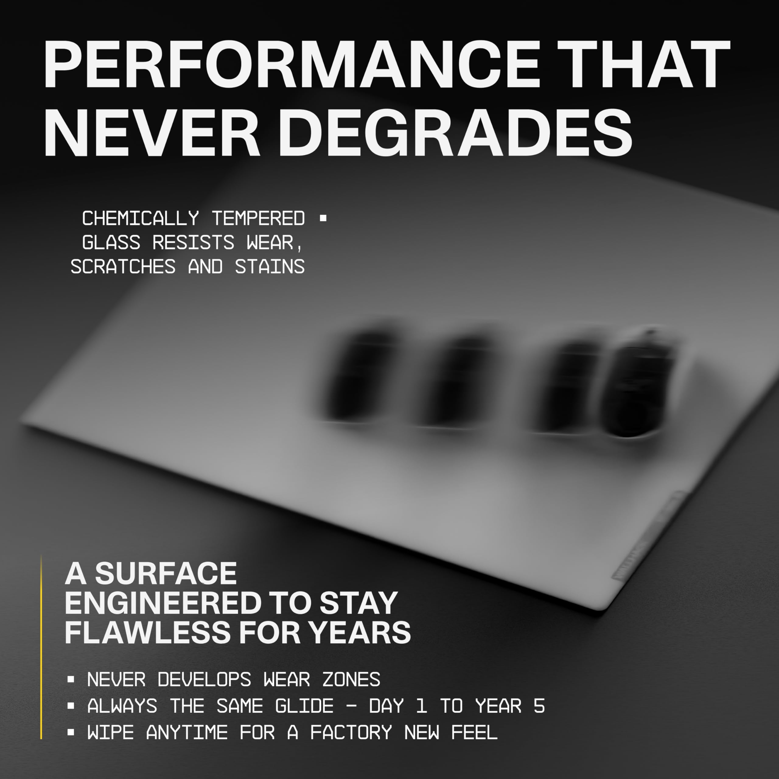 Amazon.co.jp: WALLHACK ガラスマウスパッド SP-005 ホワイト