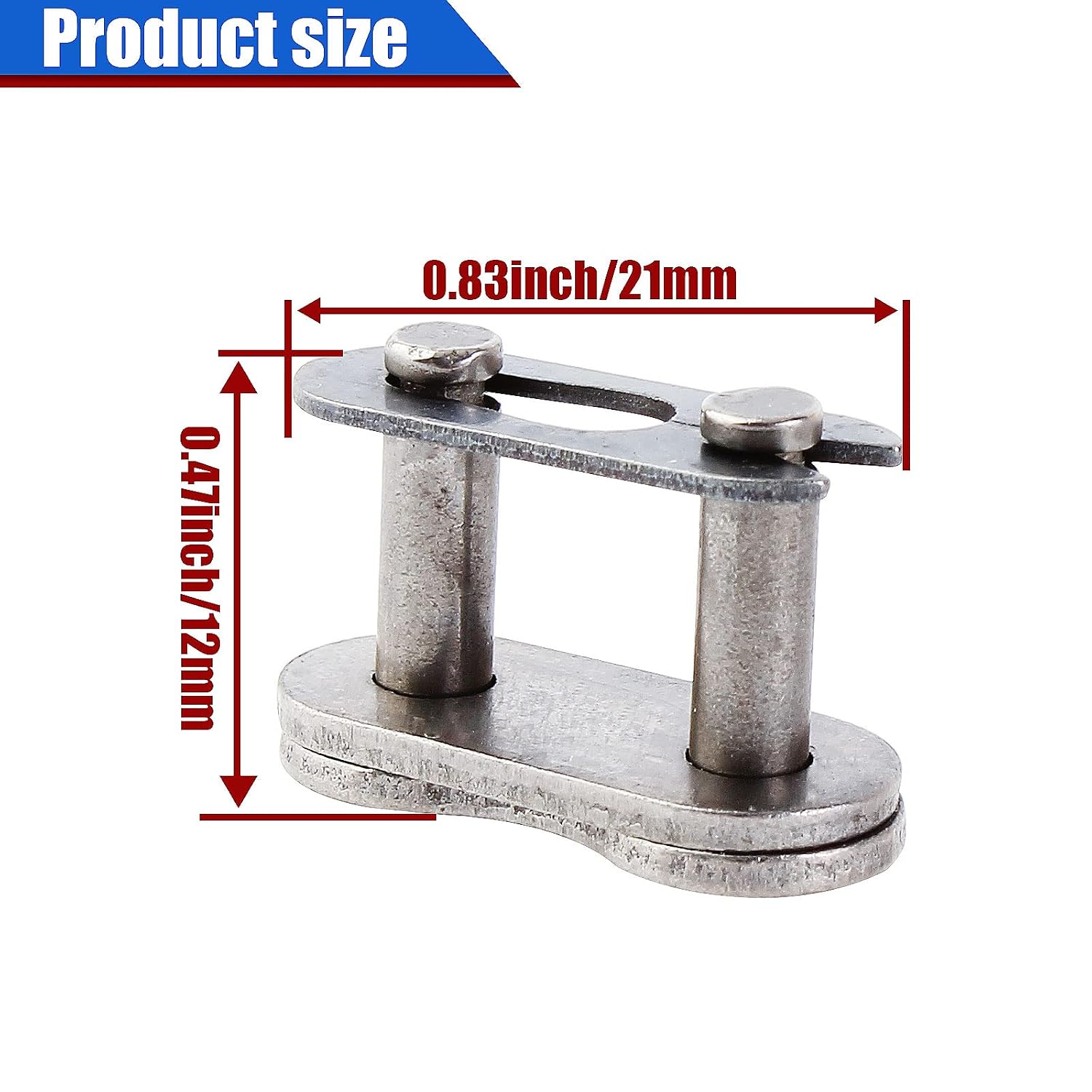 YOFMOO 415-110L Chain 49cc 50cc 60cc 66cc 80cc 2-Stroke Engines Motor Motorized Bicycle Bike 415 110L