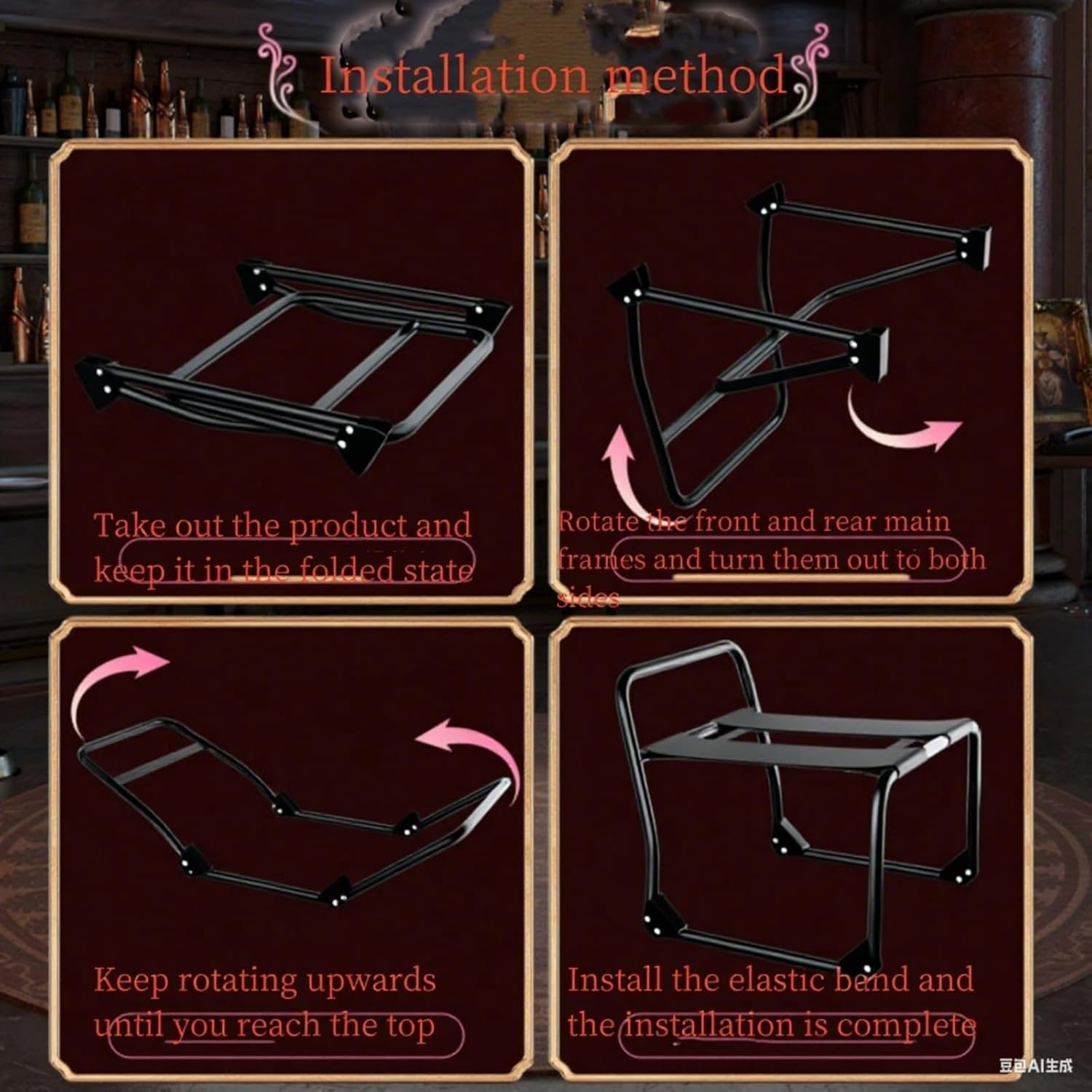 Sex Chair,Sex Furniture for Bedroom Chair for Bedroom-Enhancer Weightless Multifunction Chair for Couple Sunglasses LT-2847