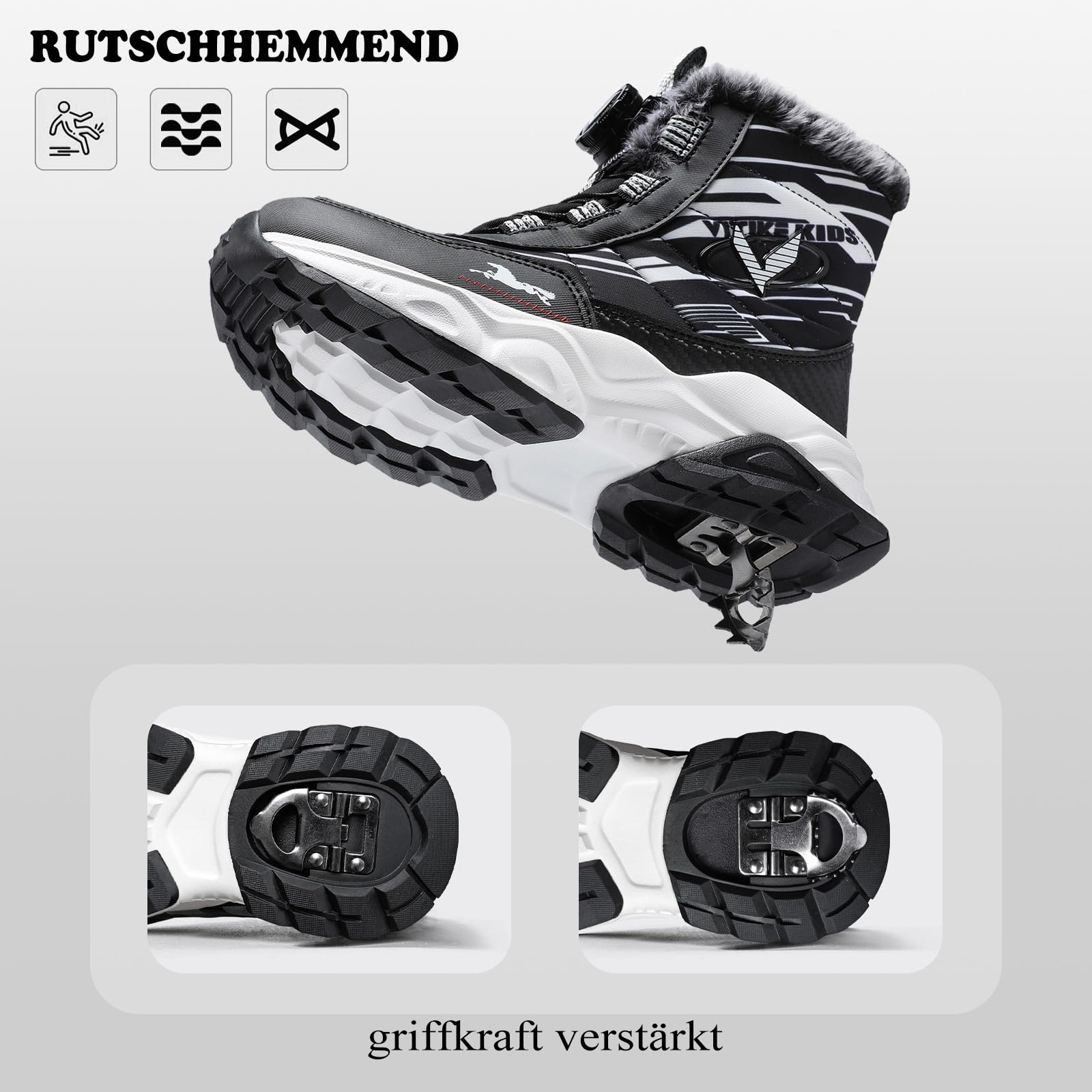 Kinder Schneestiefel Jungen Mädchen Wasserdicht Winterschuhe