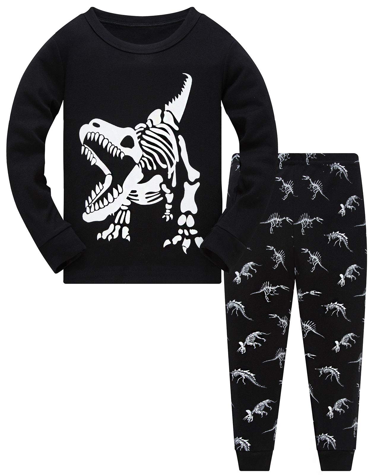 TEDD Boys Pyjamas Dinosaur Nightwear Cotton Toddler Clothes Kids Sleepwear Long Sleeve Christmas Pjs Sets 2 Piece Outfit Xmas Gift 1-12 Years — view 13