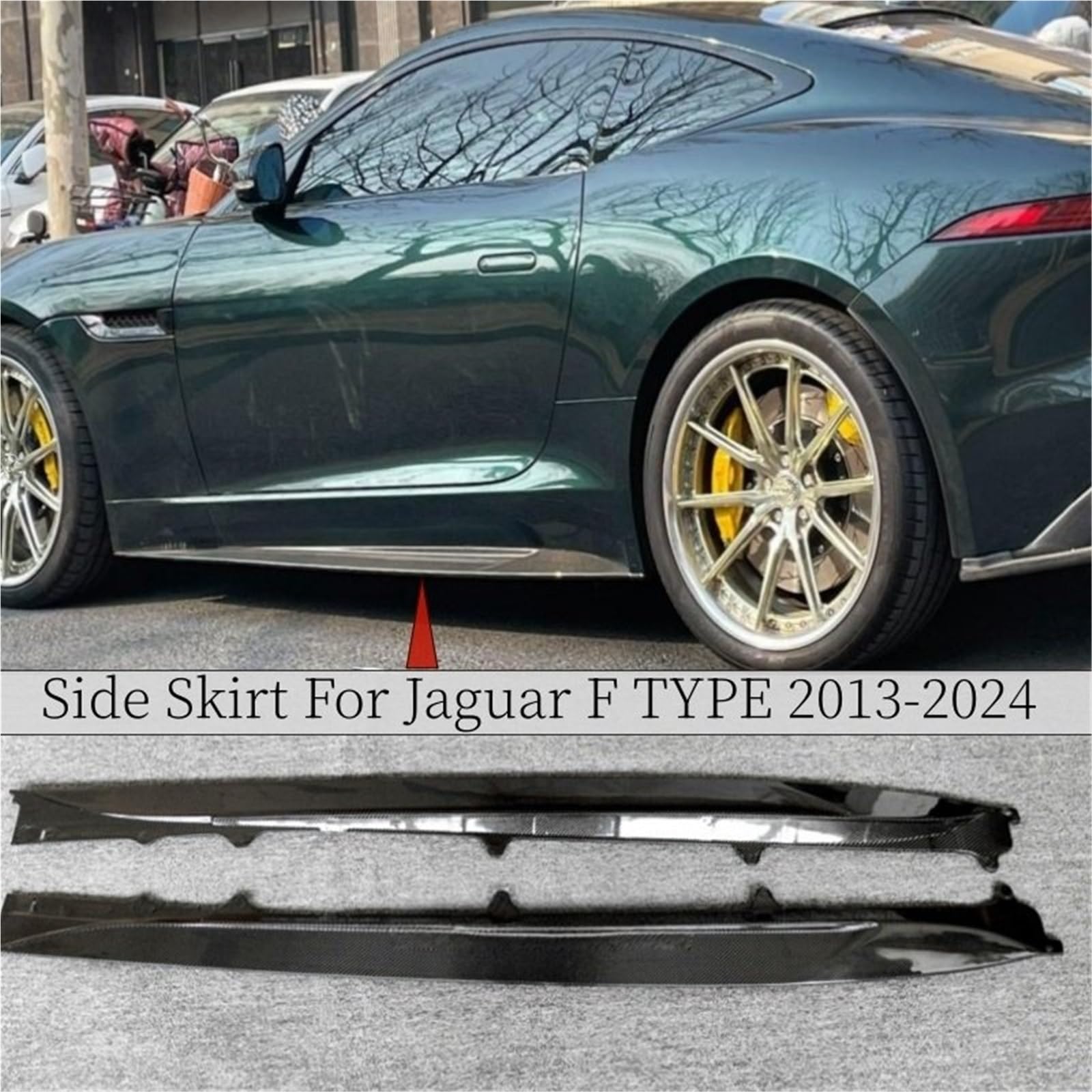 Spojlery tylne Do Jaguar F TYPE 2013-2024 Skrzydło spojlera | Boczna Dokładka Dyfuzor Wargi Spoiler Body Kit Splitter Remonty