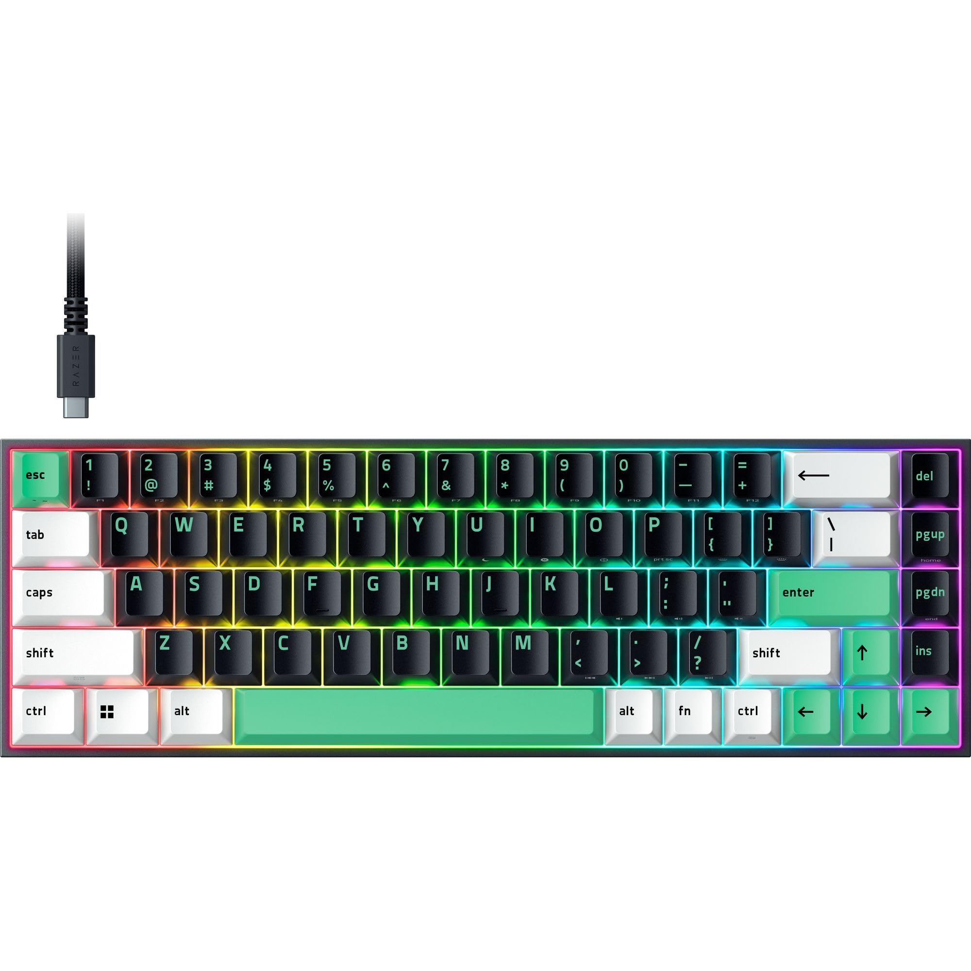 Razer Reclusa X Mini 65% Hot-Swappable Mechanical Gaming Keyboard