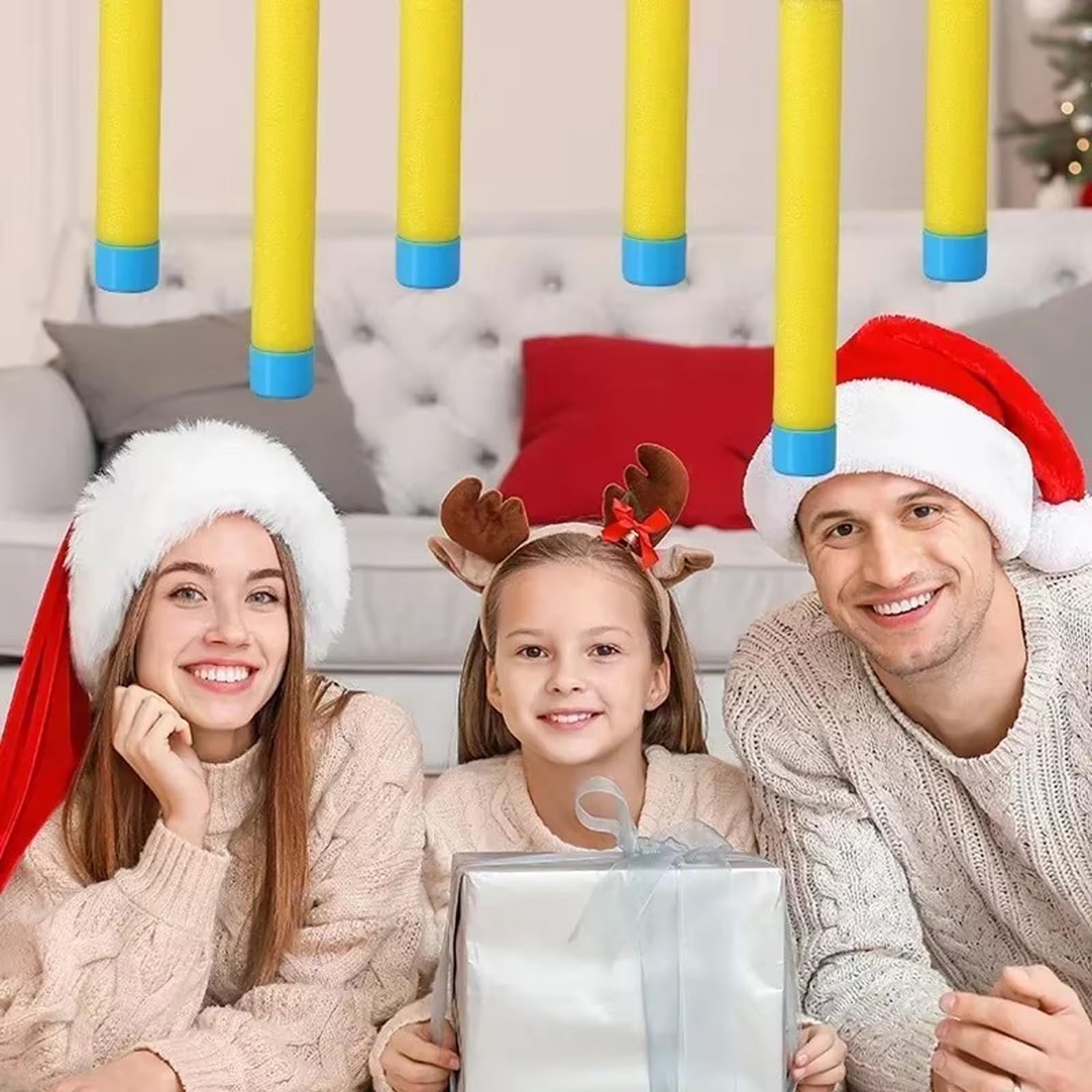 PICKONA Falling Sticks Game - Reaktionsspiel Für Hand-Auge-Koordination