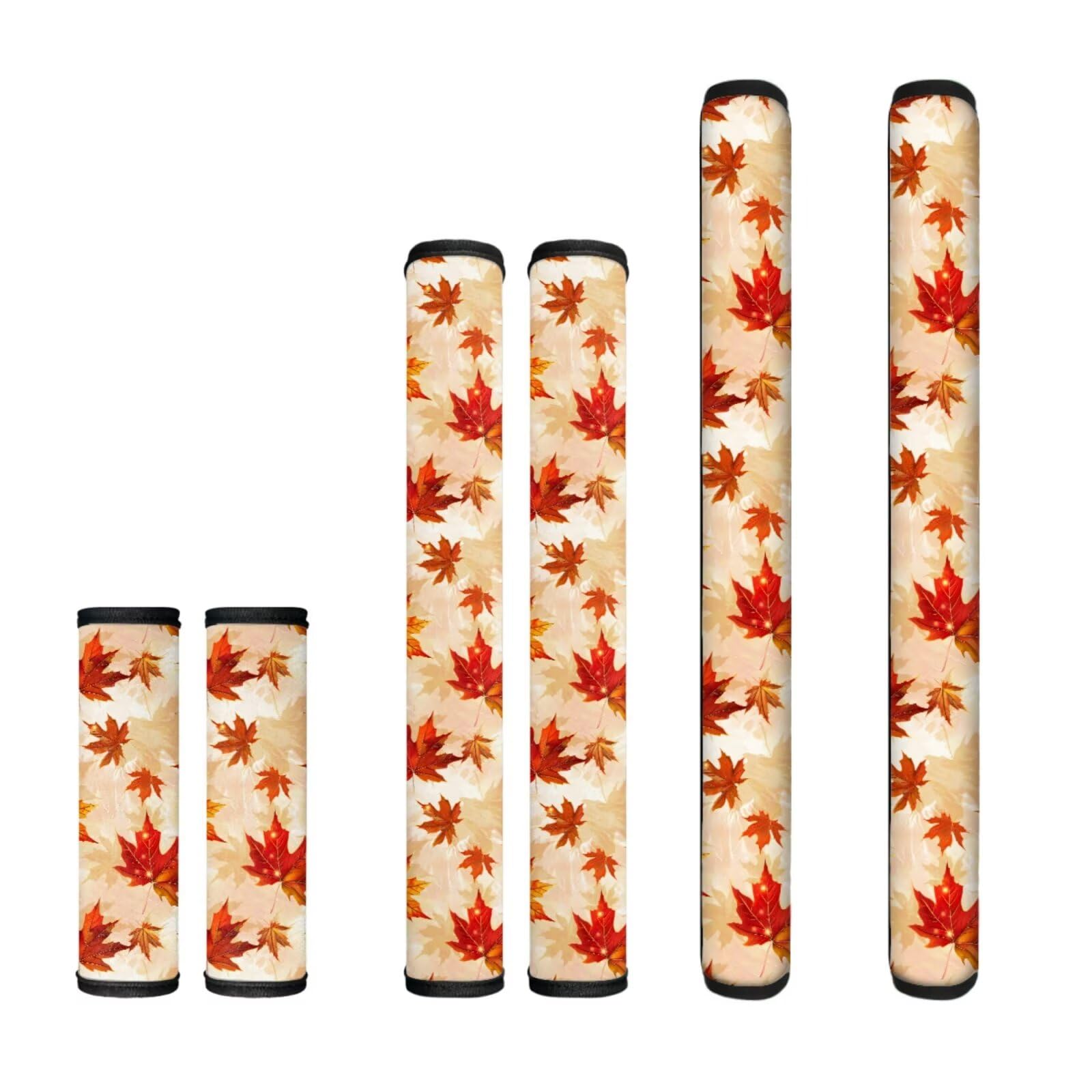 Fall Maple Leaf 6 Pcs Refrigerator Door Handle Covers