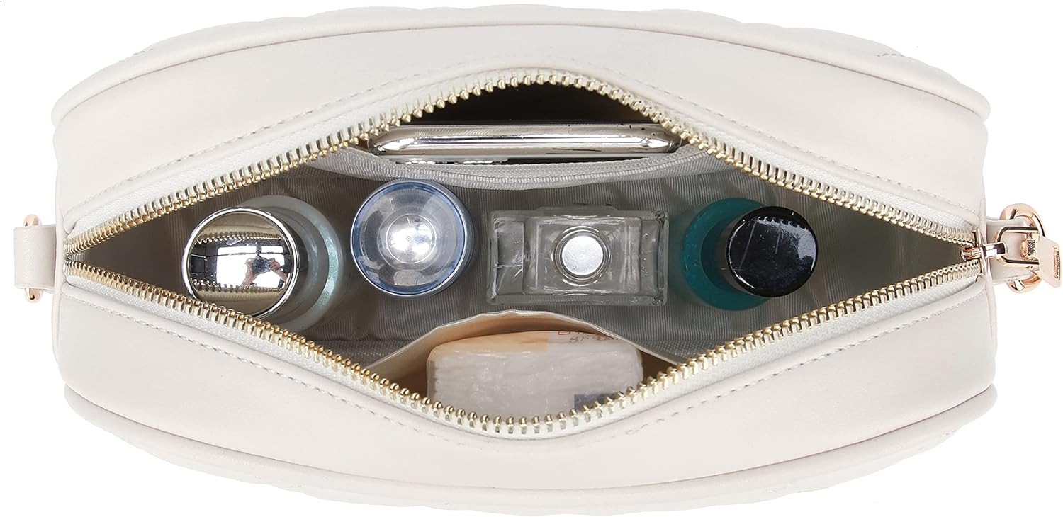 lola mae Quilted Crossbody Bag, Medium Lightweight Shoulder Purse Top Zipper Tassel Accent - Image 6