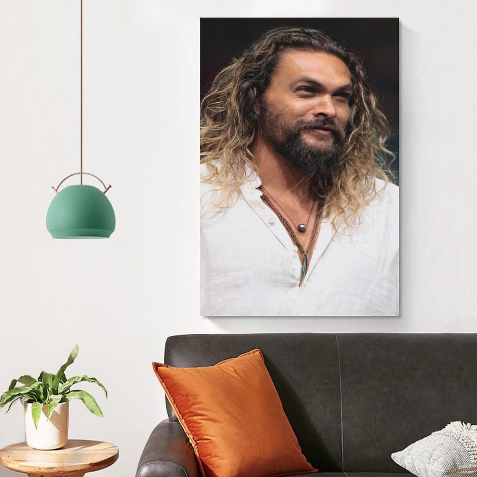 Amazon.co.jp: セレブ俳優ジェイソン・モモア ポスター 2 キャンバス