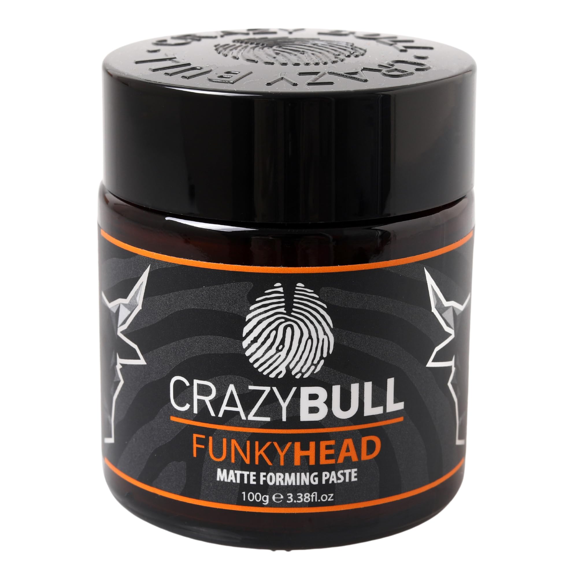 Crazy Bull Hair Funky Head Matte Forming Paste - Water-Based Hair Styling Products - Volumizing Styling Cream - Vegan and Cruelty-Free - 3.38 oz