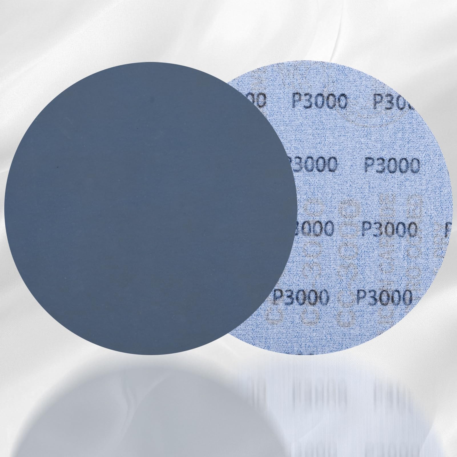 125mm Hook and Loop Sanding Disc, 30Pcs Wet/Dry Sanding Pad 3000 Grit, 5Inch Silicon Carbide Flocking Sandpaper for Car Metal Mirror Jewelry Polishing