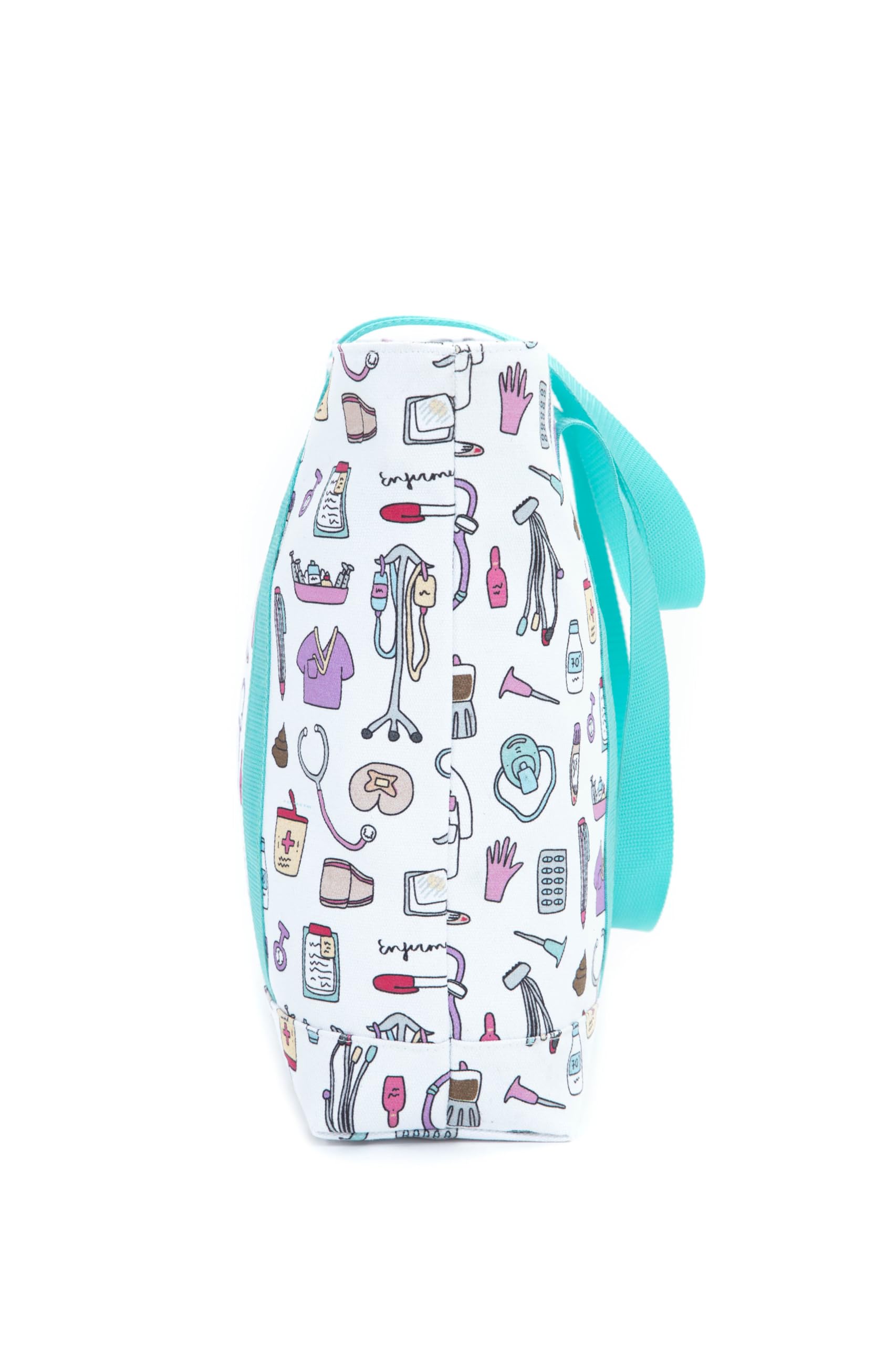 Enfermera en apuros® Bolso Cosas de Enfermeros para Enfermera, capacidad amplia con Bolsillo Interior | Tote bag para el trabajo sanitario
