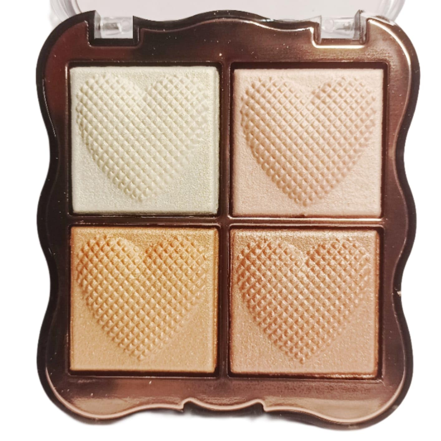 Facejewel 4-Colour Shimmer Highlighter and Eyeshadow Palette, Shades-02-image-12