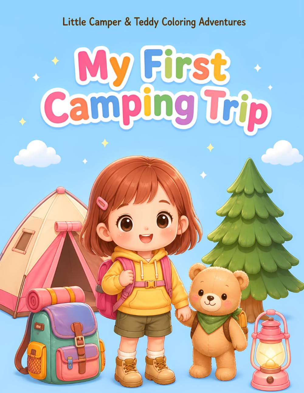 My First Camping Trip: A Cute Camping Coloring Book for Toddlers and Preschoolers with Tents, Trails, Campfire Fun, and Teddy Bear Adventures (Little Camper & Teddy Coloring Adventures)
