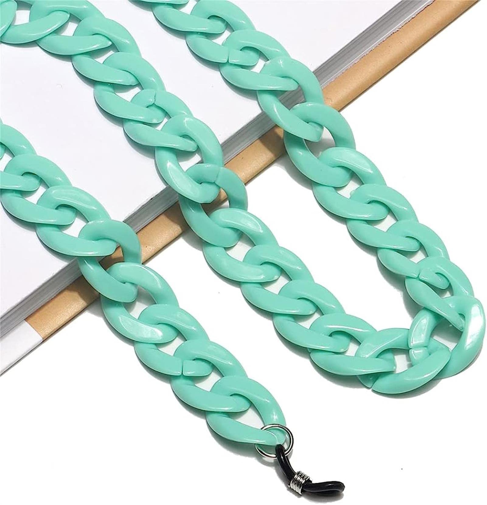 3 Piezas de Cadena de sujeción de acrílico para Gafas, Soporte Multifuncional para Gafas Deportivas Femeninas