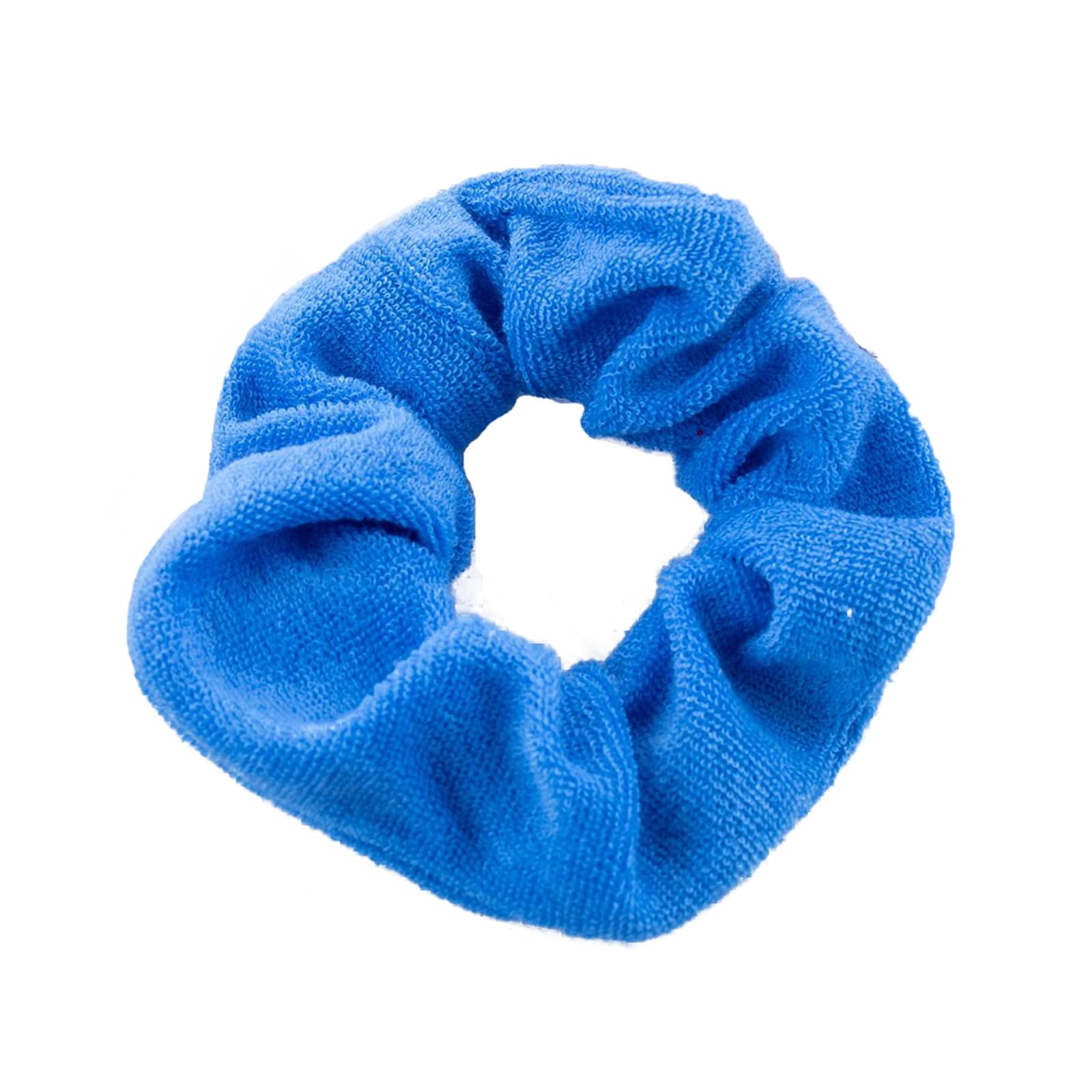 Yanwuwa Women's Klein Blue Hair Drying Scrunchies Large Drying Scrunchies Microfiber Hair Ties For Wet Hair Ponytail Holder Hair Towel Scrunchies Hair Towel Scrunchies