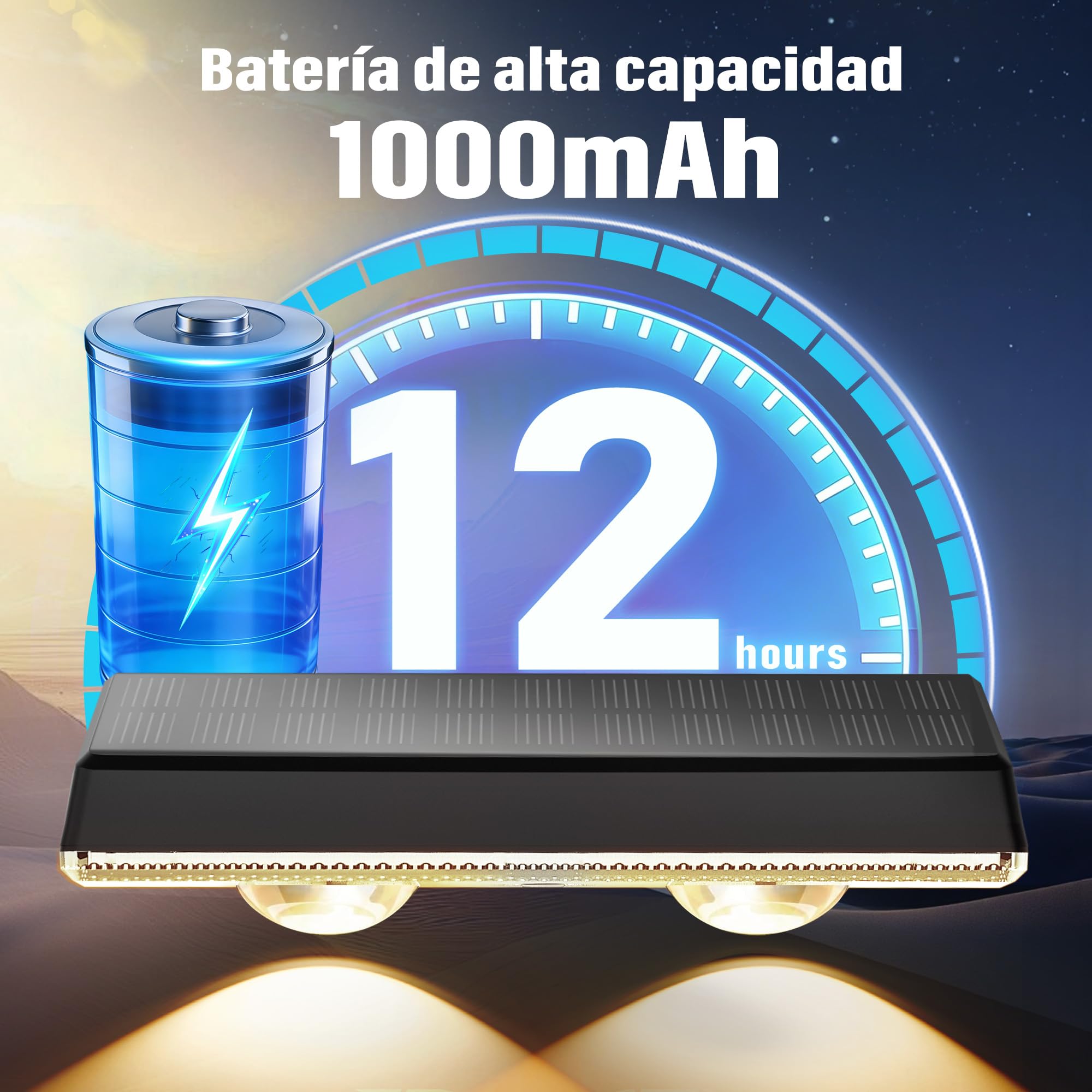 Aplique Pared Exterior - Paquete de 16 Luces Solares Impermeables con 3 Modos de Color y 10h Iluminación Automática, Luz Solar para Jardín, Terraza, Patio
