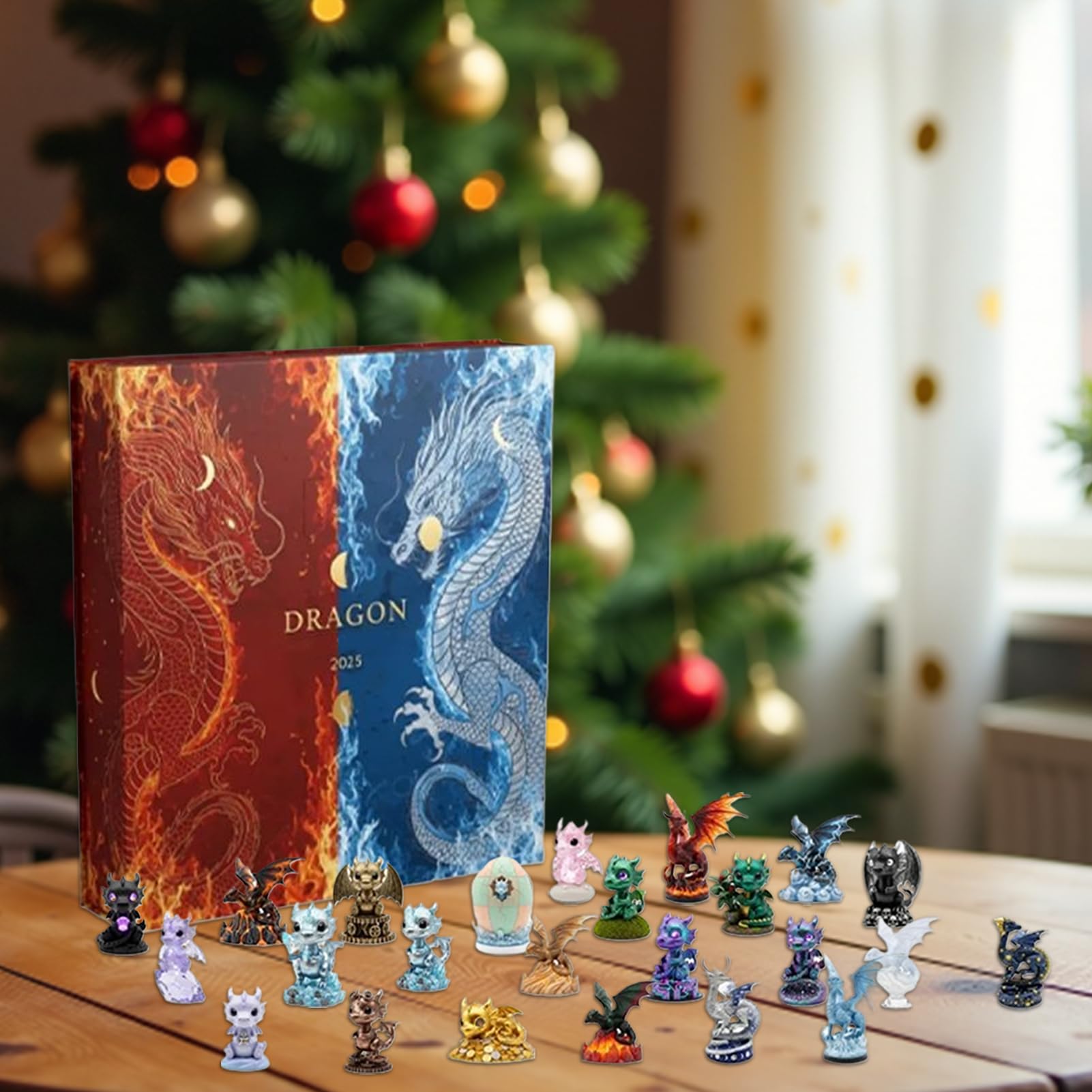Adventskalender 2025-2025 Party Deko 2D Niedlich,Deko Countdown Kalender | Für Indoor Schreibtisch Vitrine Schlafzimmer Eingangsbereich Kinder Erwachsene