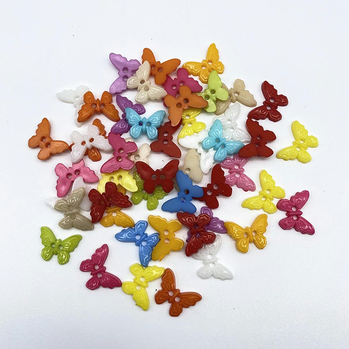 Taglio Laterale 2 Bottoni 15 Mm 18 Mm 20 Mm 8 Colori Lavorati A - Foto 2