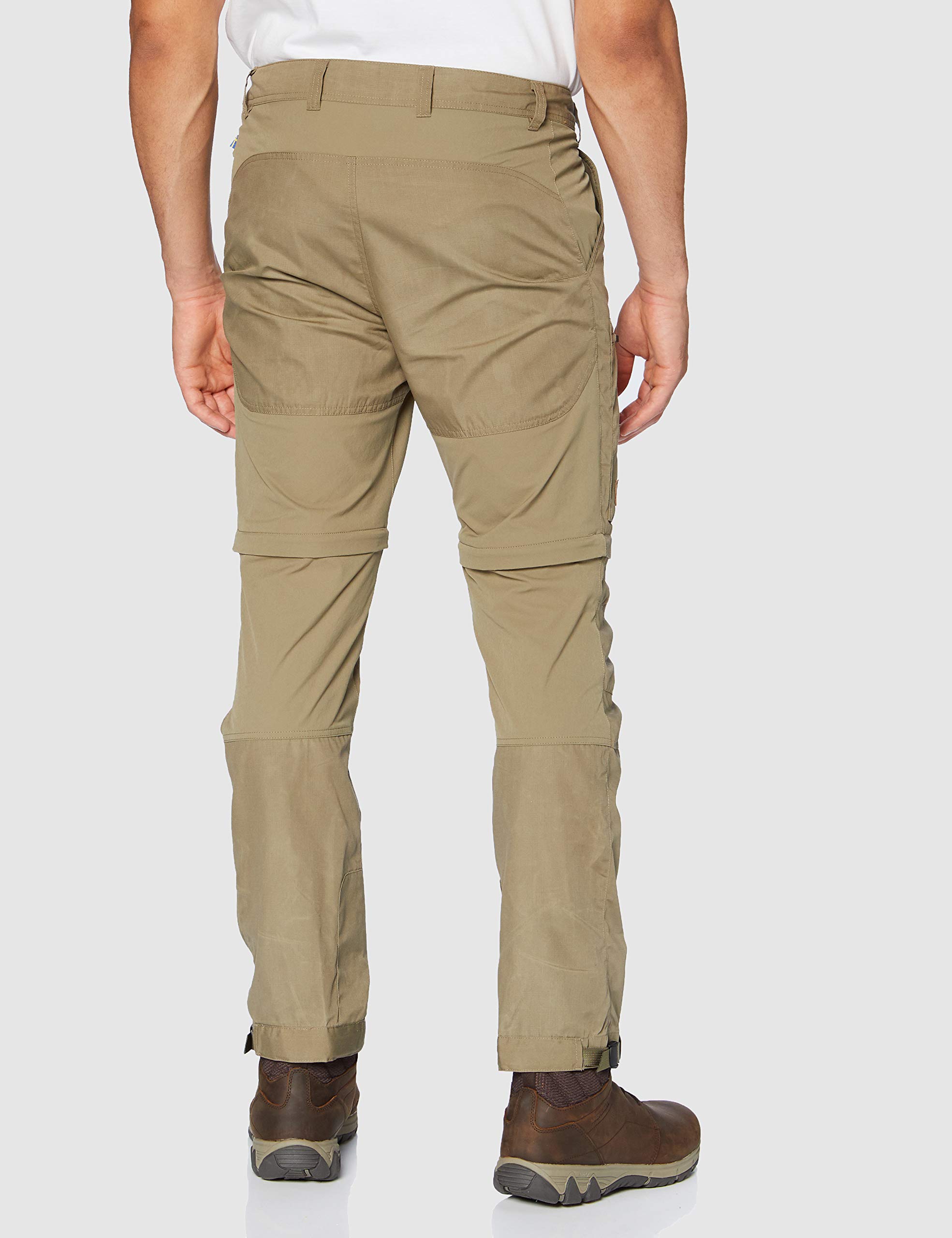 FJALLRAVEN Abisko Lite męskie spodnie trekkingowe z odpinanymi nogawkami, kolor oliwkowo-zielony, 60
