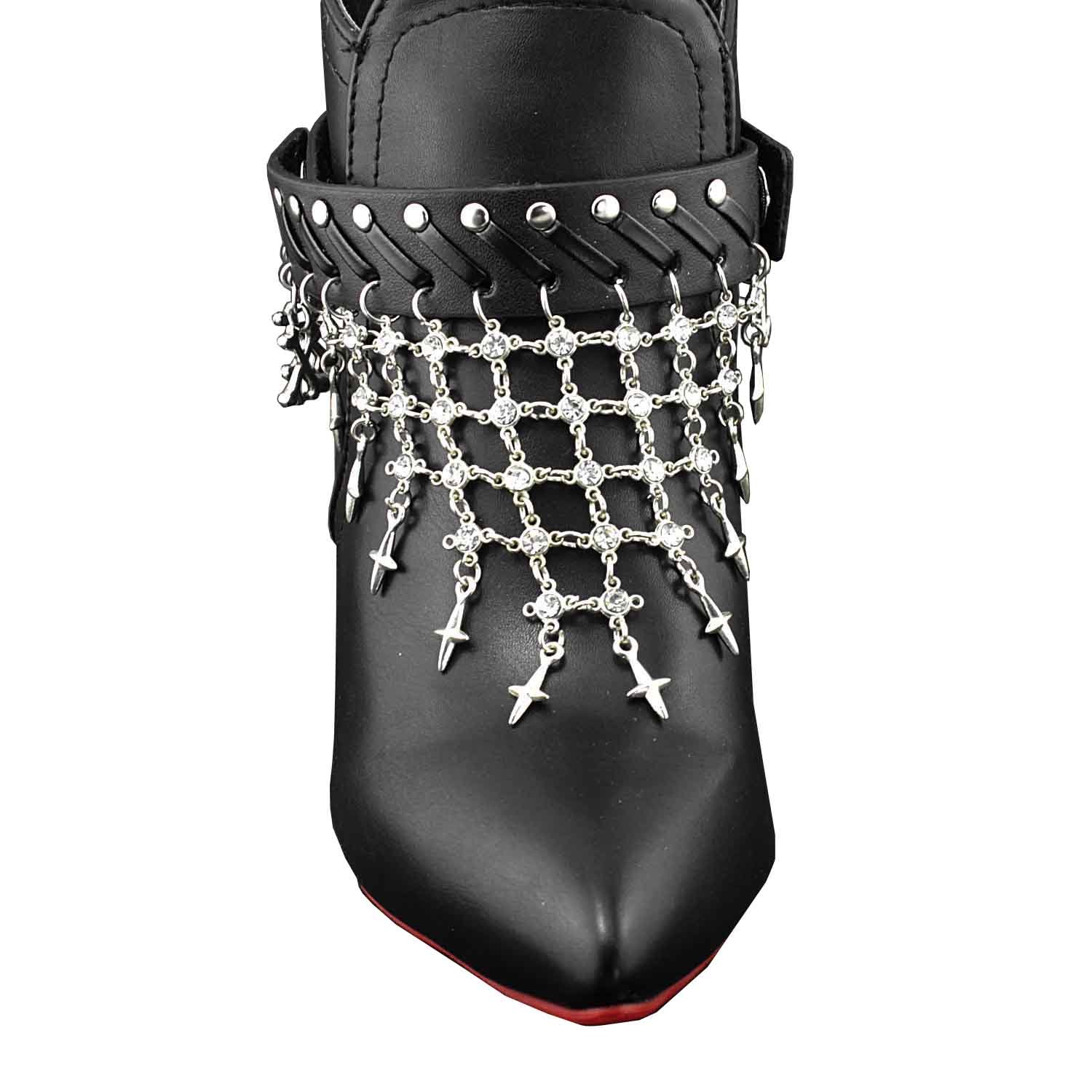 Bing Charm Link Chain For Lady Women's Leather Boot/shoes adjustable