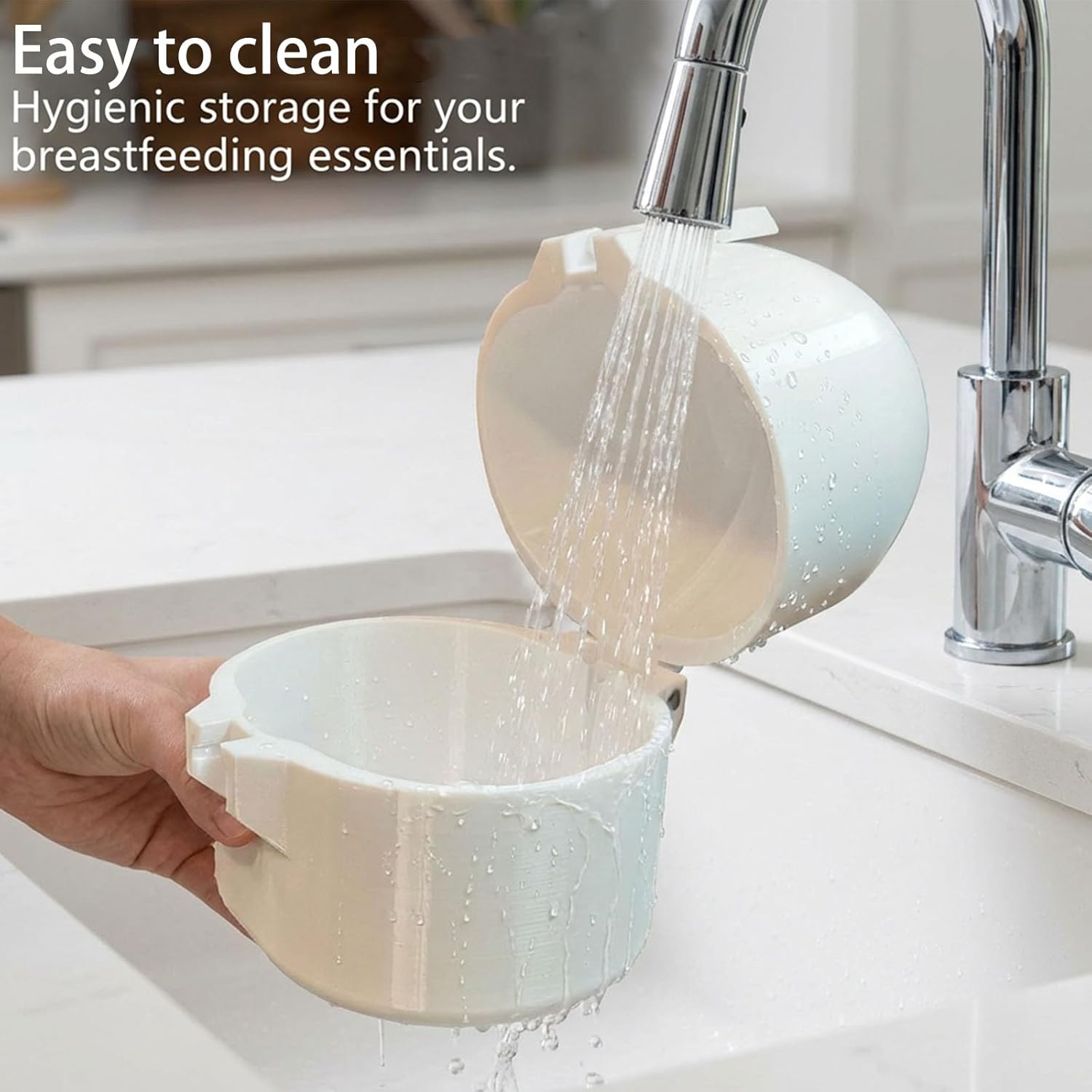 Breast Pump Case for Fridge Compatible with Eufy S1 Pro, E10, E20 - Leak-Proof Upright Breast Pump Fridge Case & Travel Bag - Wearable Breast Pump Accessories