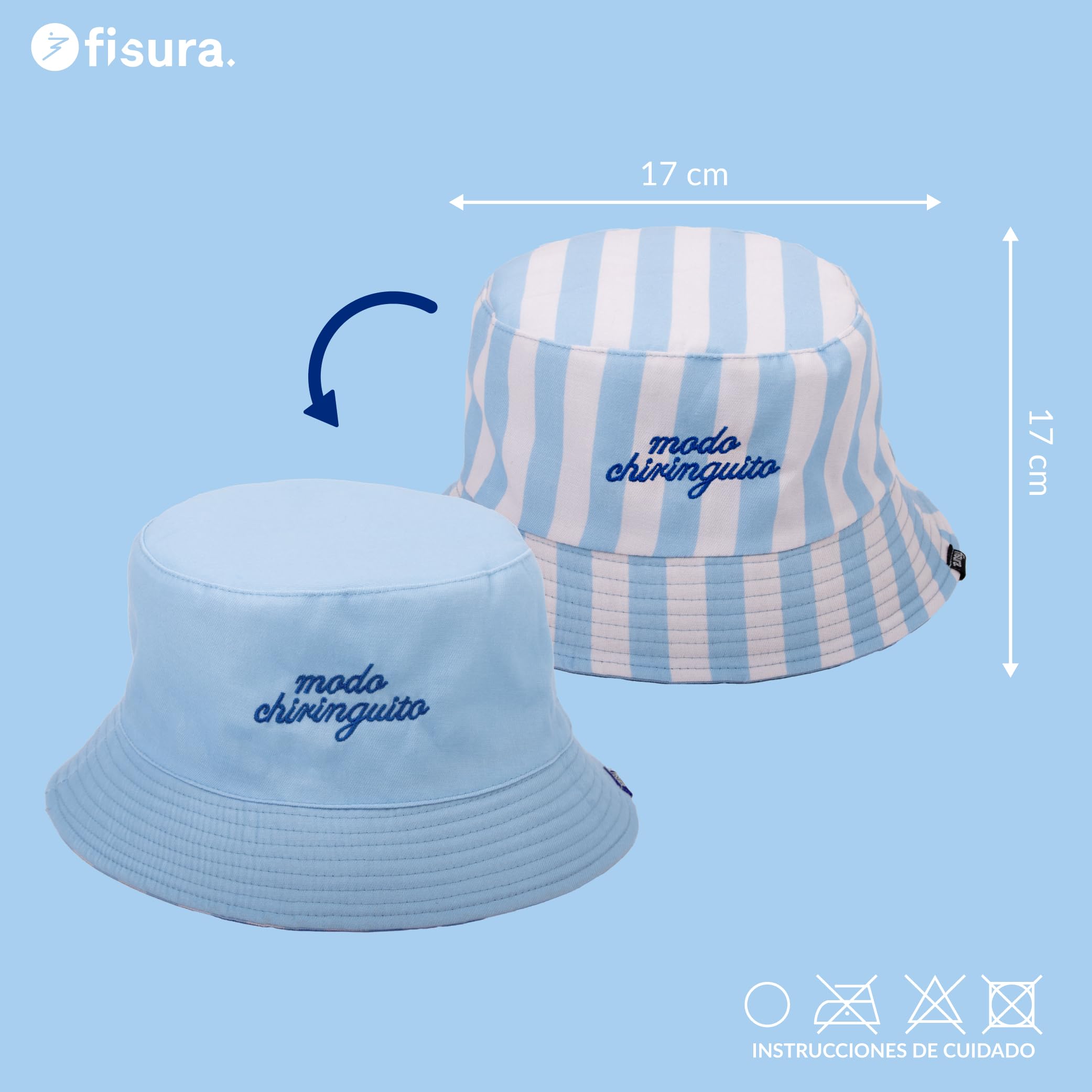 Fisura Bucket Hat - Gorro par Lluvia Unisex Adulto