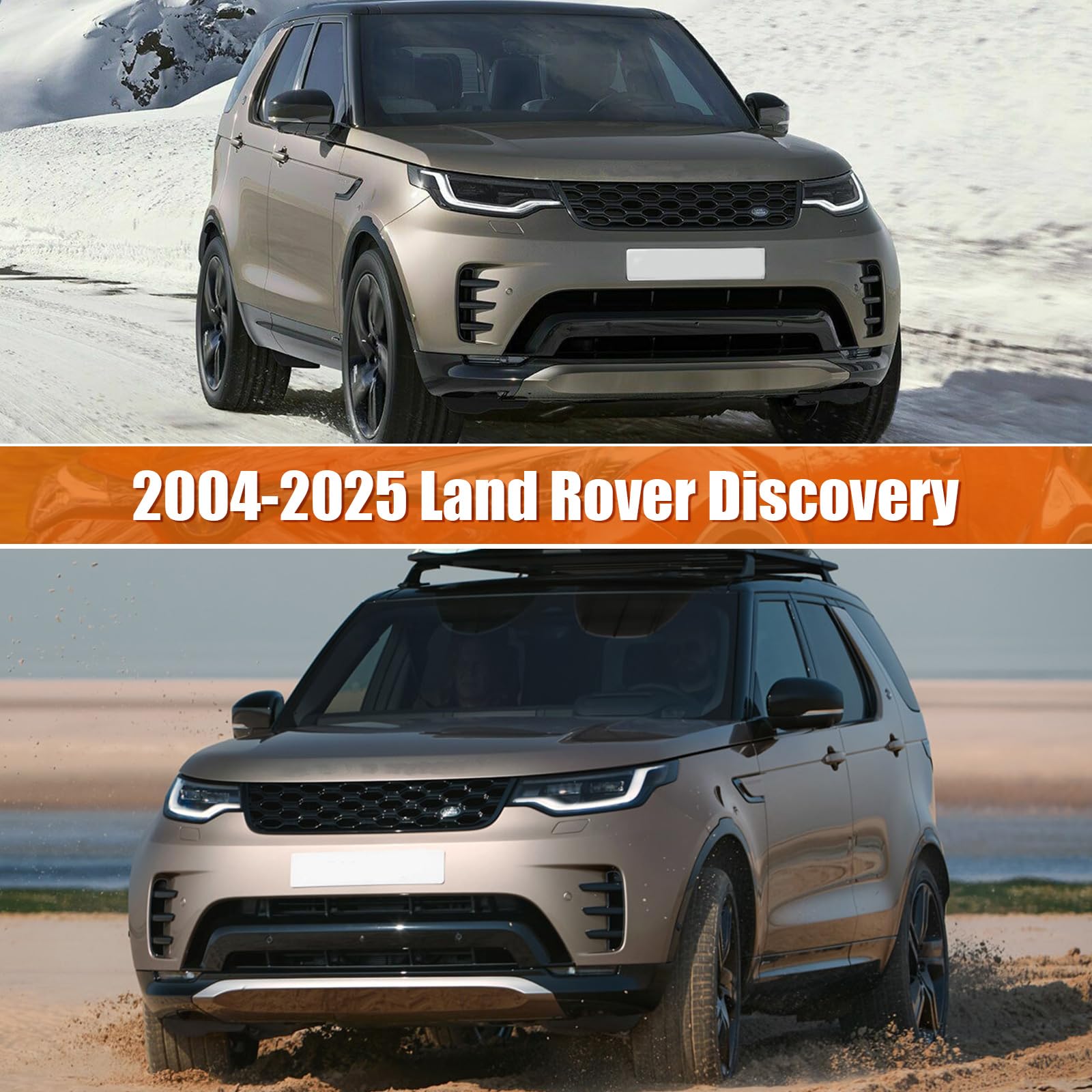 Autoabdeckung Wasserdicht Ersatz für Land Rover Discovery 3 4 L462 2004-2025, Vollgarage Autoplane Outdoor Abdeckung für Regen Schnee Sonne Staub UV Schutz, Winddicht Auto Abdeckplane Winter & Sommer
