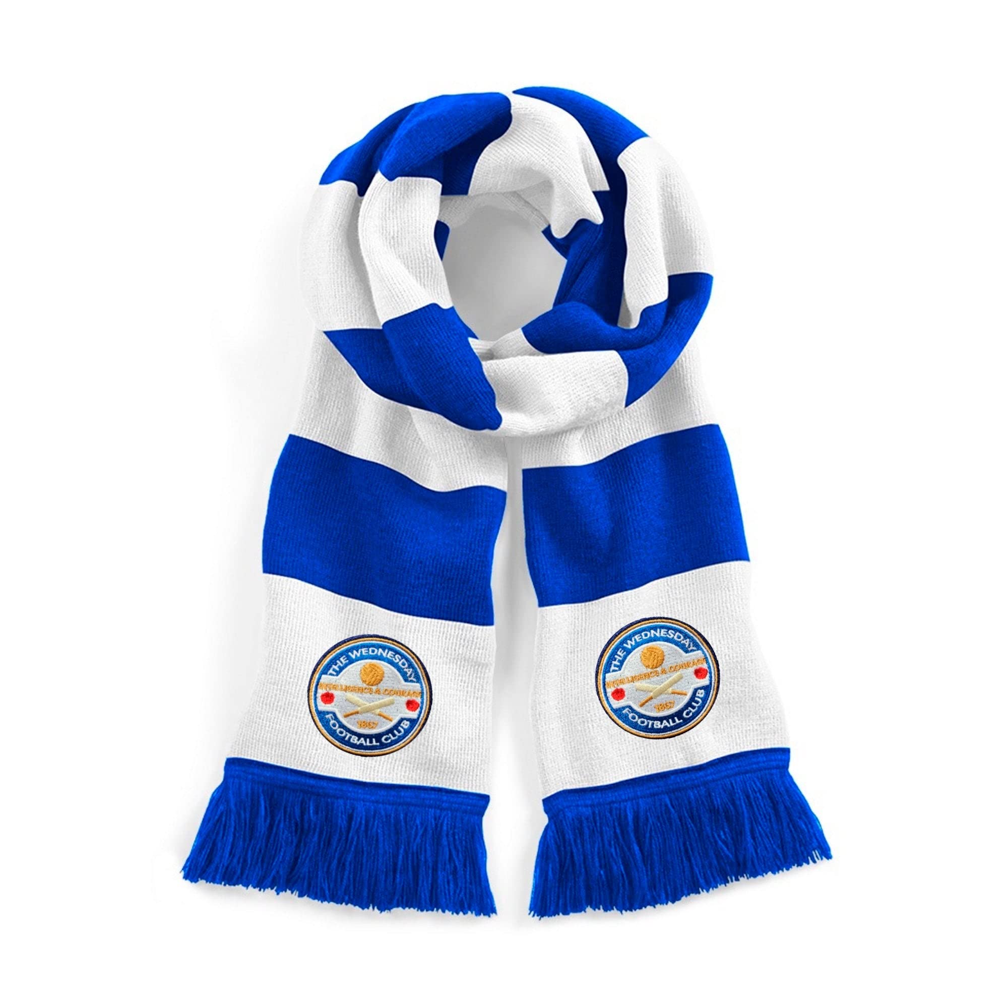 The Wednesday Football club Traditional Football Scarf Embroidered Logo