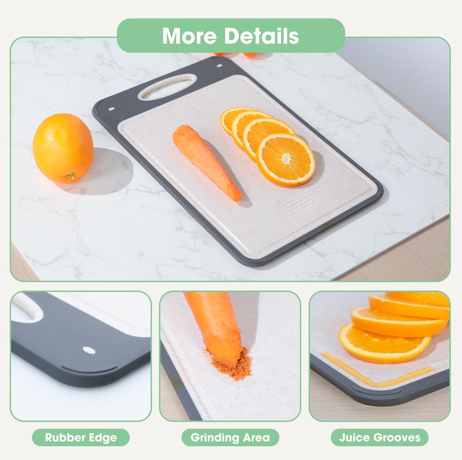 Tagliere in Acciaio Inox Alimentare, Taglieri Acciaio Inox con Scanalatura Succhi Tagliere da Cucina Professionale con Design a Rete Antigraffio, Copertura in Silicone Antiscivolo, 40x27cm