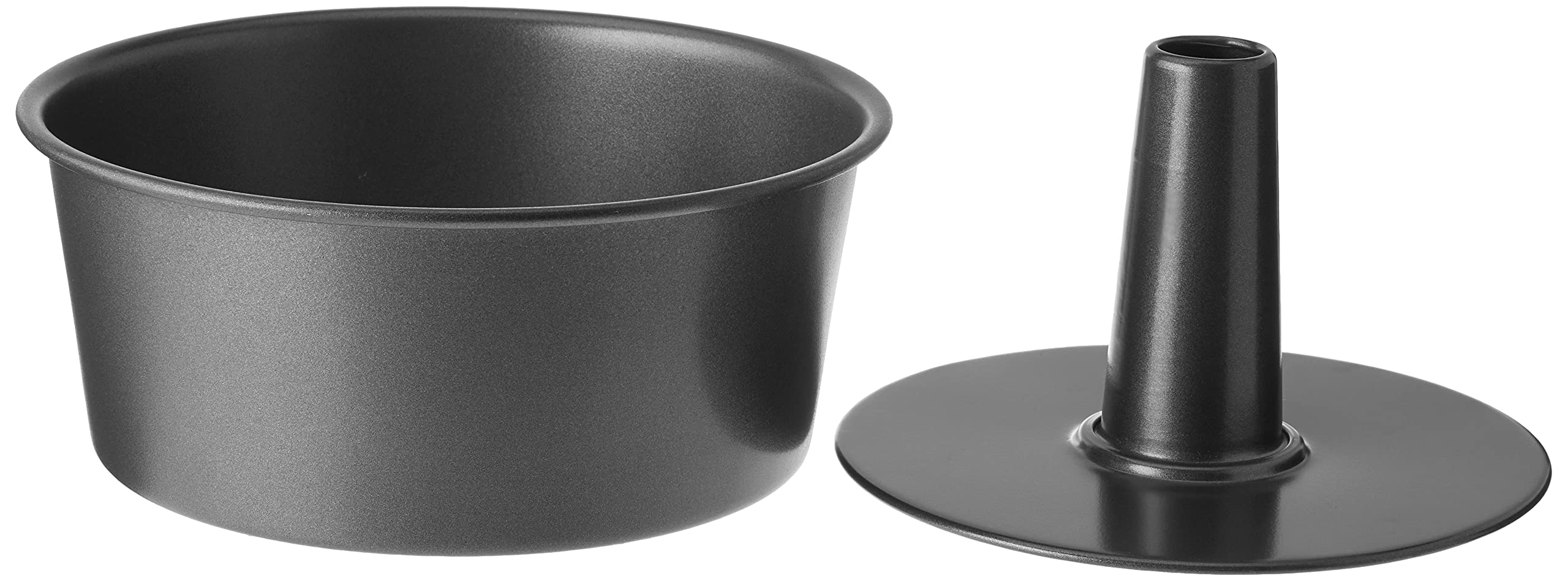 Winco CCP-10A - Molde para tartas (antiadherente, acero al carbono aluminizado, aluminio, negro)