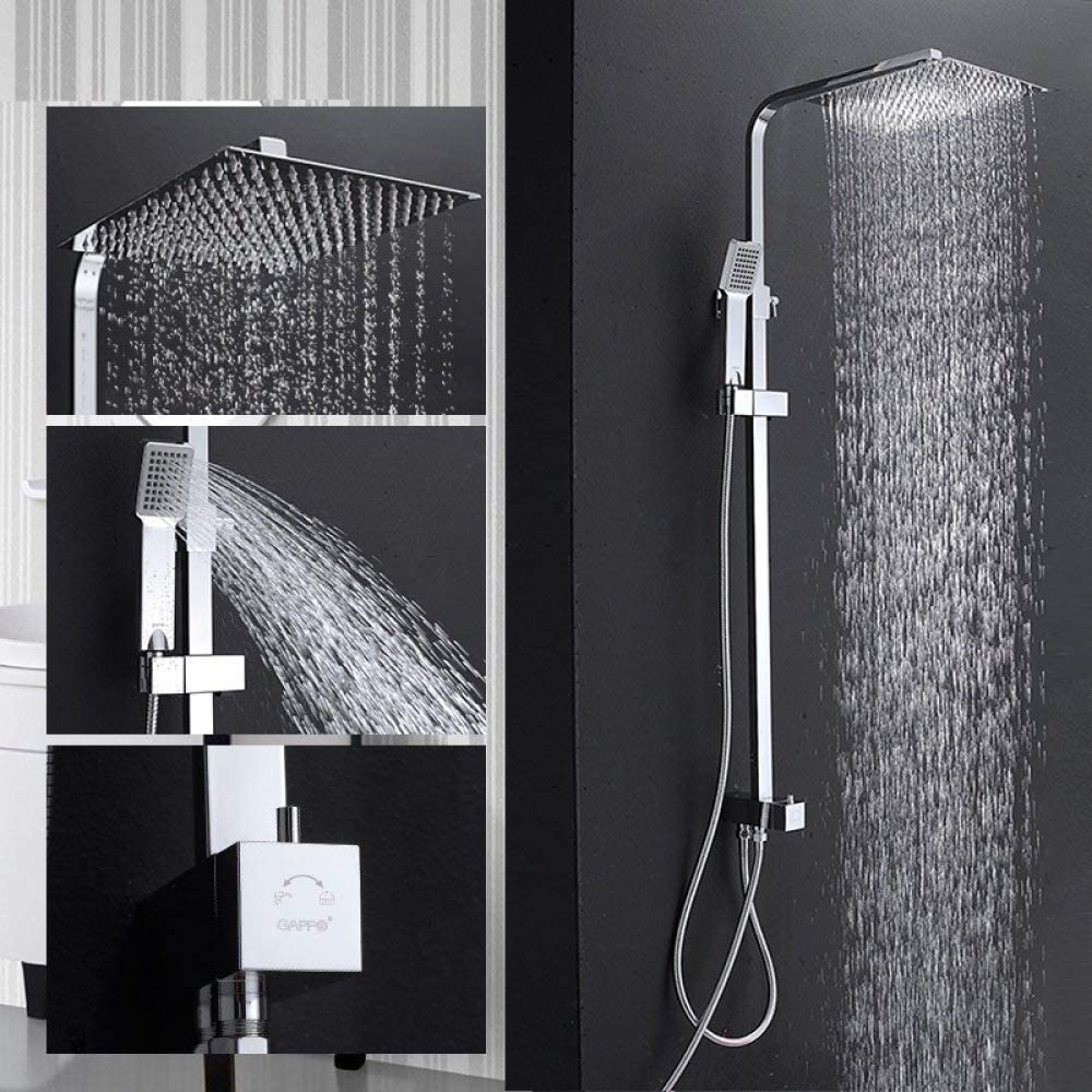 OZBMA Shower Set Faucet Bath Mixer Hand Rain System torneira do chuveiro punho