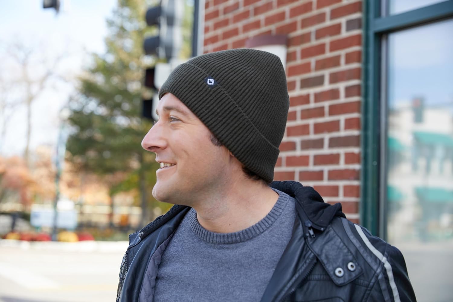 Funky Junque Velvet-Lined Knit Beanie – Cuffed Winter Hat for Men & Women, Warm Stretch Fit, Premium Cold-Weather Comfort