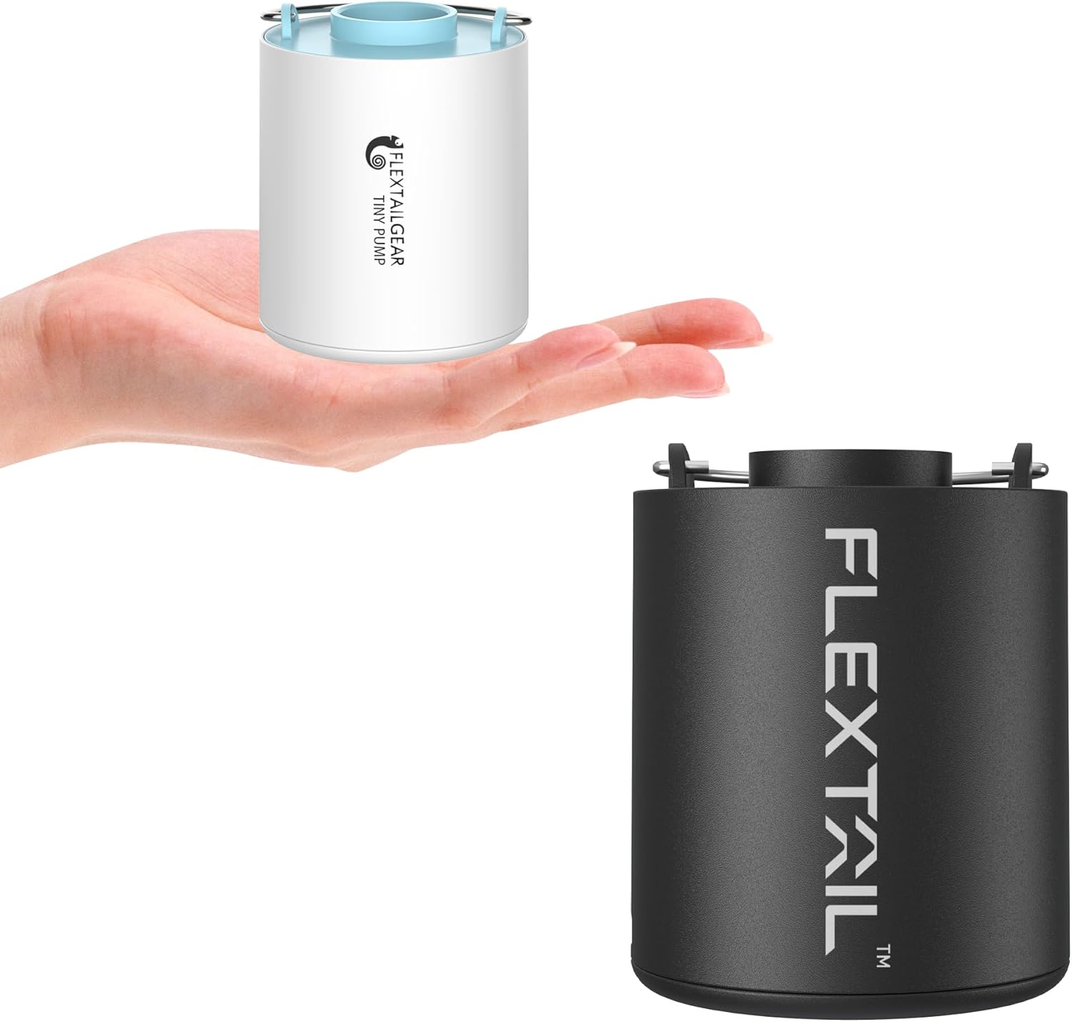FLEXTAILGEAR Tiny and Portable Air Pump Ultra-Mini Pump & FLEXTAILGEAR Portable Air Pump for Inflatables
