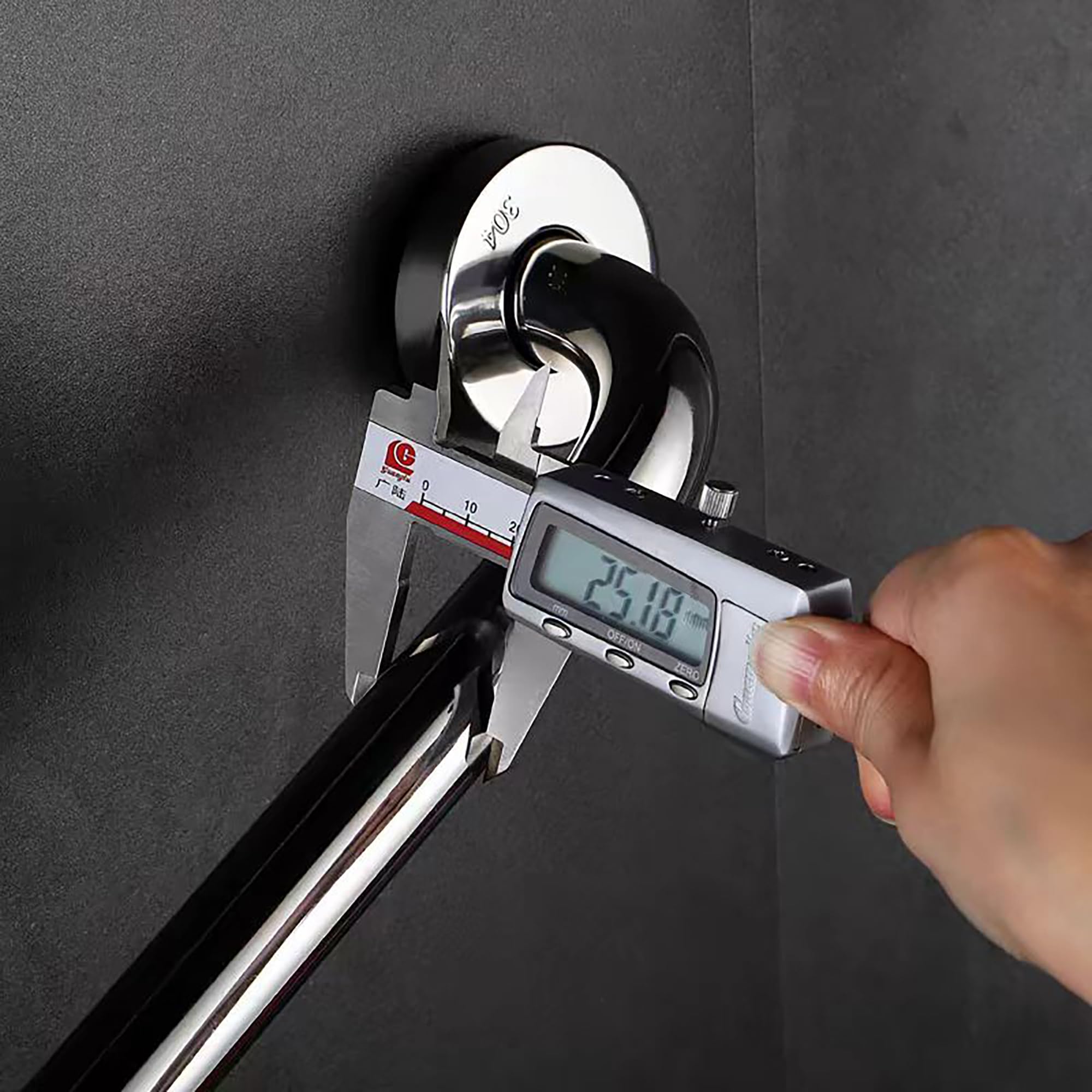 Barra di Sostegno per Bagno, 50 cm Maniglia per Bagno in Acciaio Inox 304,Maniglia di Sicurezza, Maniglia Ausiliaria per Cucina, Camera da Letto,Vasca da Bagno, Doccia