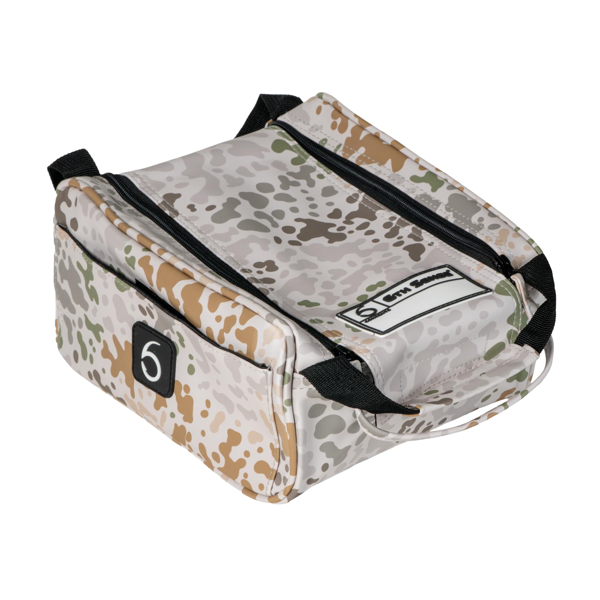 6th Sense – Bait Bag Fishing Tackle Storage Organizer, Water-Resistant Bag | Water-Resistant Fabric, Dual-Zipper Pulls, Reinforced Grab Handles, Top