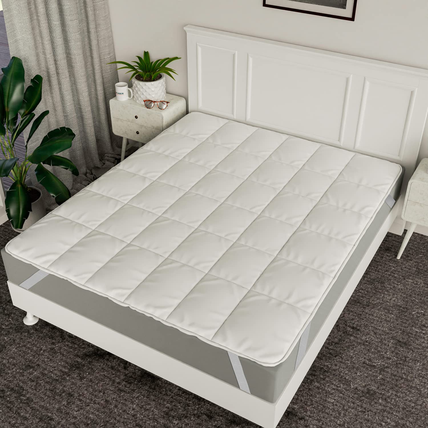 See full amazon price history chart for Kuber Industries Mattress Protector|Soft Cotton Single Bed Mattress Protector|Waterproof Mattress Protector|Quilted Cover with Elastic Band Straps|36x78 (White) Kuber Industries Mattress Protector|Soft Cotton Single Bed Mattress Protector|Waterproof Mattress Protector|Quilted Cover with Elastic Band Straps|36x78 (White) (B0BW3XDPSF) Amazon Price History, Amazon Price Tracker