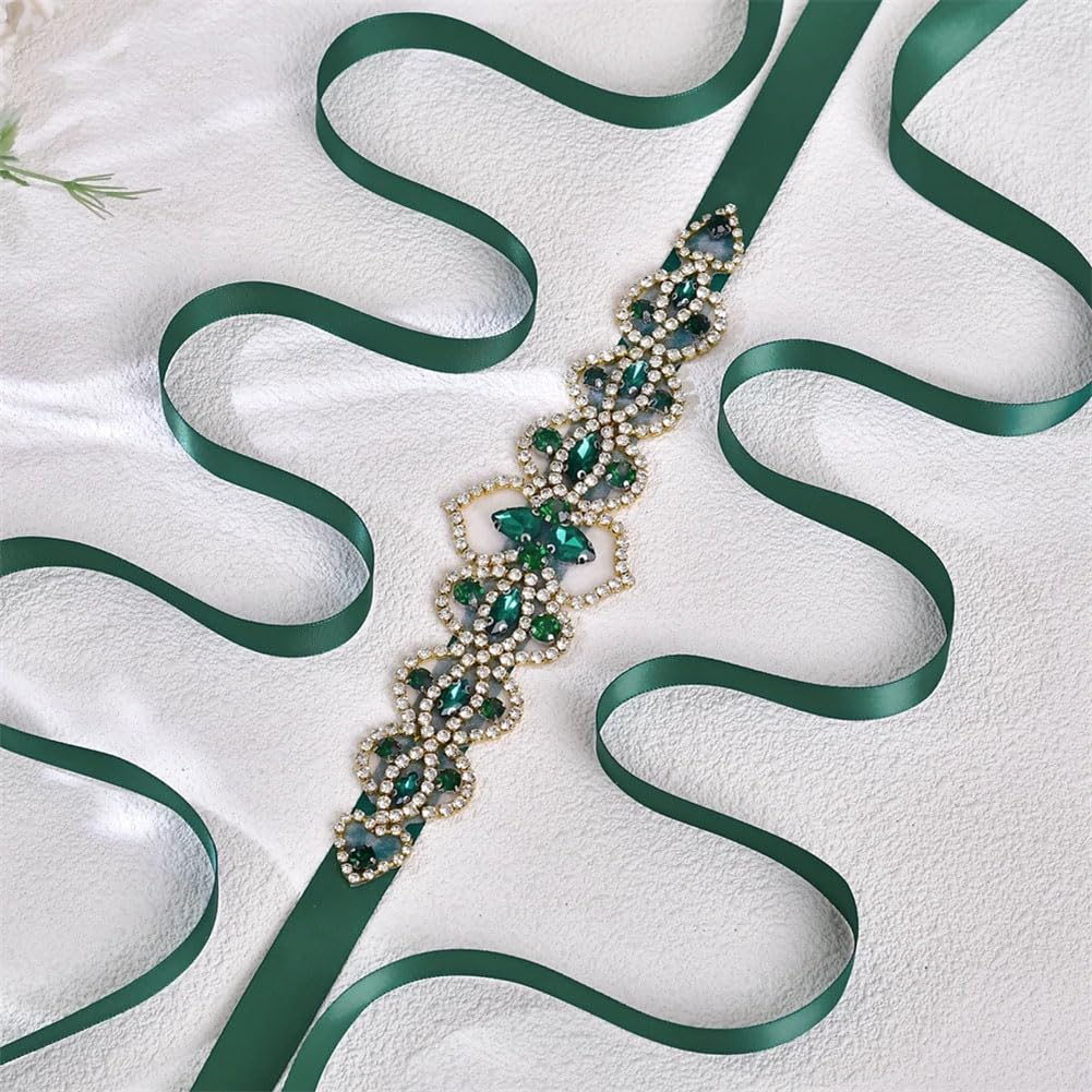 Cinturón de diamantes de imitación para novia, vestido de Navidad, accesorios de fiesta