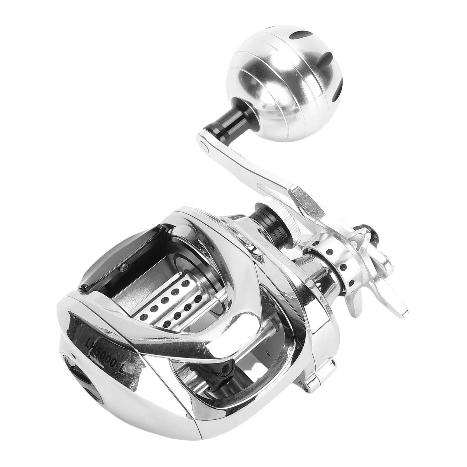 Yosoo Health Gear Mulinello da Traina Mulinello da Baitcasting in Lega di Alluminio Rapporto di Trasmissione 7.2:1 10 Kg Max Drag Frenatura Magnetica Cuscinetti in Acciaio Inossidabile per Pescatori