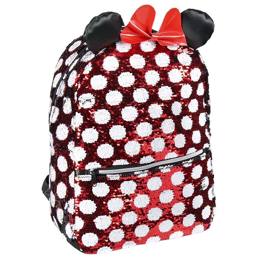 Cerdá Unisex Kids Mochila Casual Lentejuelas Metalizada Minnie Minnie Metallic Sequin Casual Backpack Not Applicable, Multi, 31.0 Xx 41.0 Xx 13.0 cm