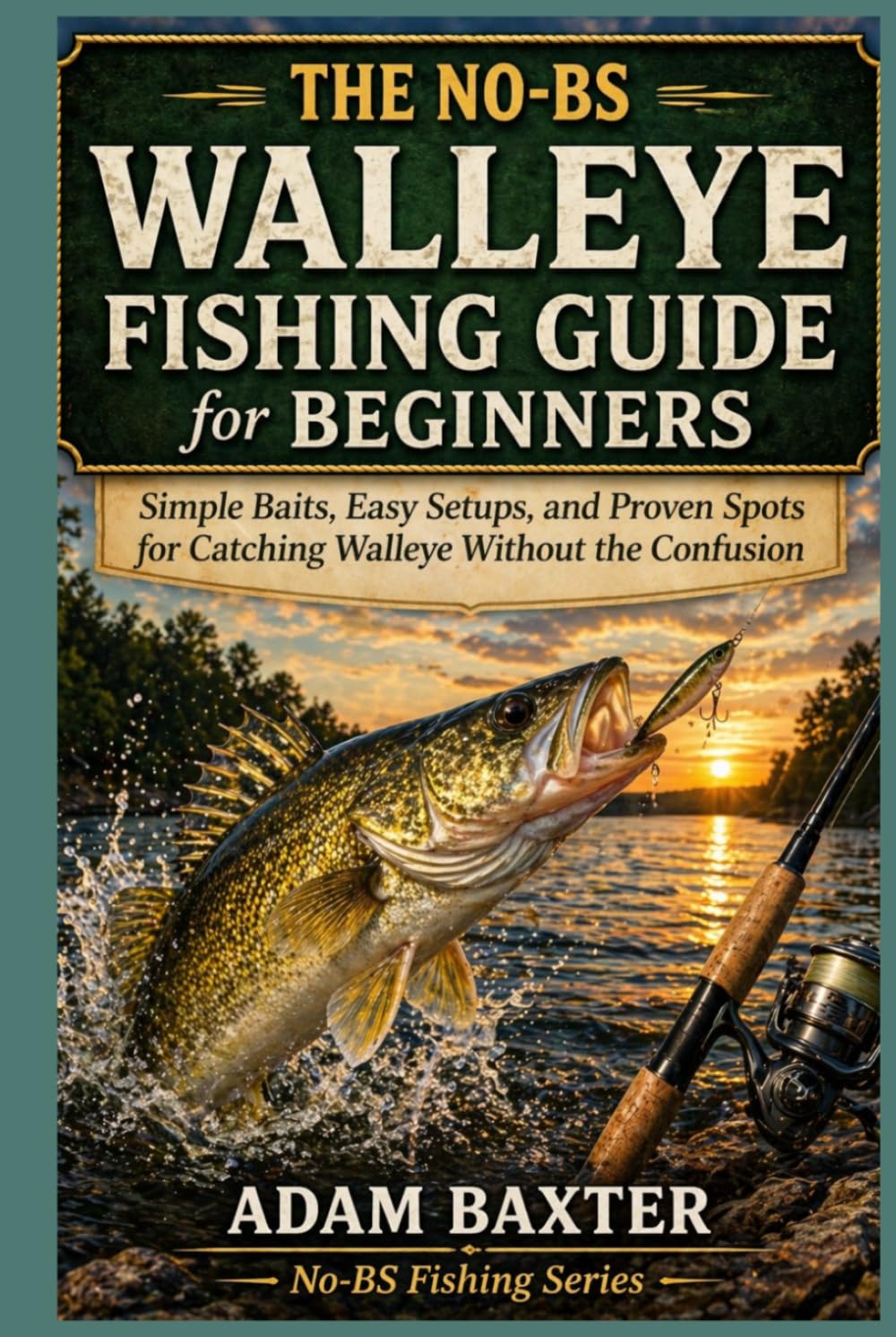 The No-BS Walleye Fishing Guide for Beginners: Simple Baits, Easy Setups, and Proven Spots for Catching Walleye Without the Confusion (No-BS Fishing Series)