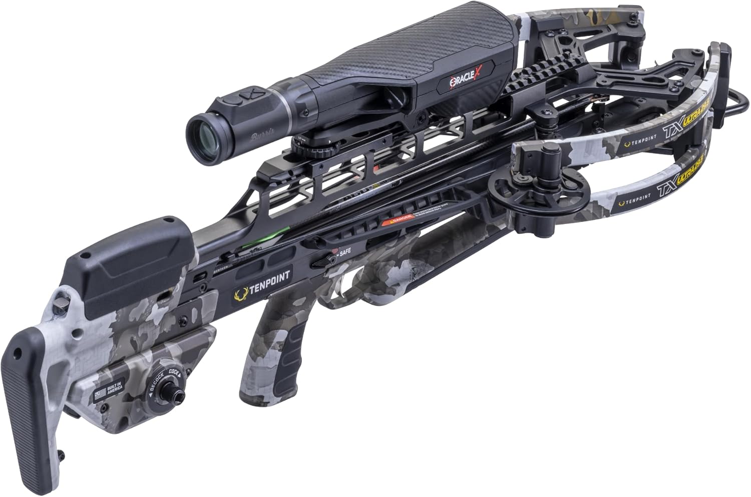TenPoint TX Ultra 29.5, Vektra - 460 FPS - Our Fastest Forward Draw Crossbow Ever - Equipped with Burris Oracle X Rangefinding Scope, Ambidextrous Safety + ACUslide MAXX Cocking & De-Cocking System
