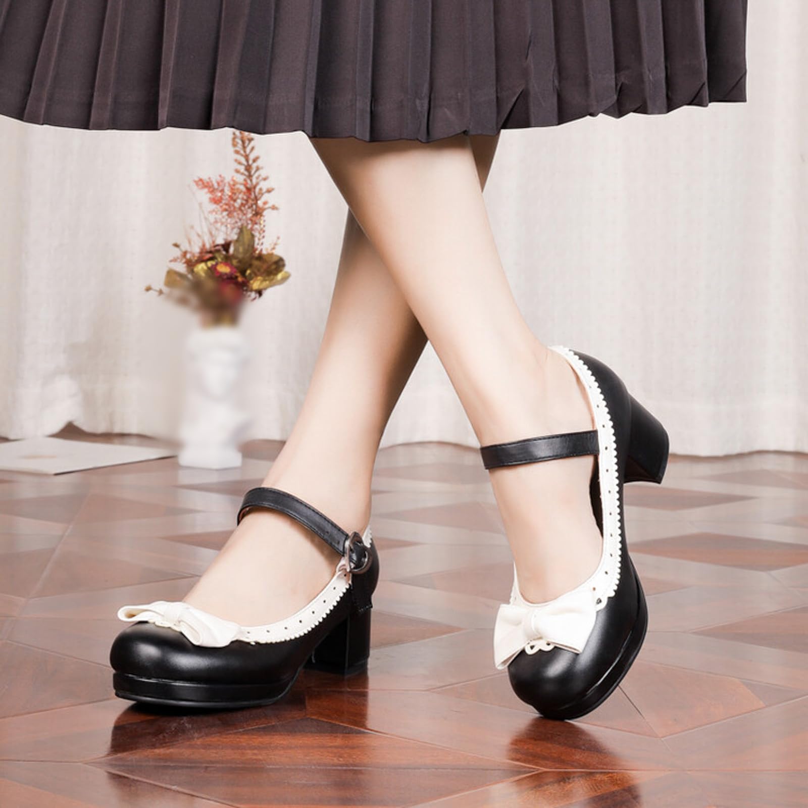 Générique Chaussures De Danse Femme Chaussure Heels Dance Shoes Caractère T-Strap Latine Salsa Bachata Avec Talon 6cm Semelle En Daim High Pointe Classique Course a Pied Demi