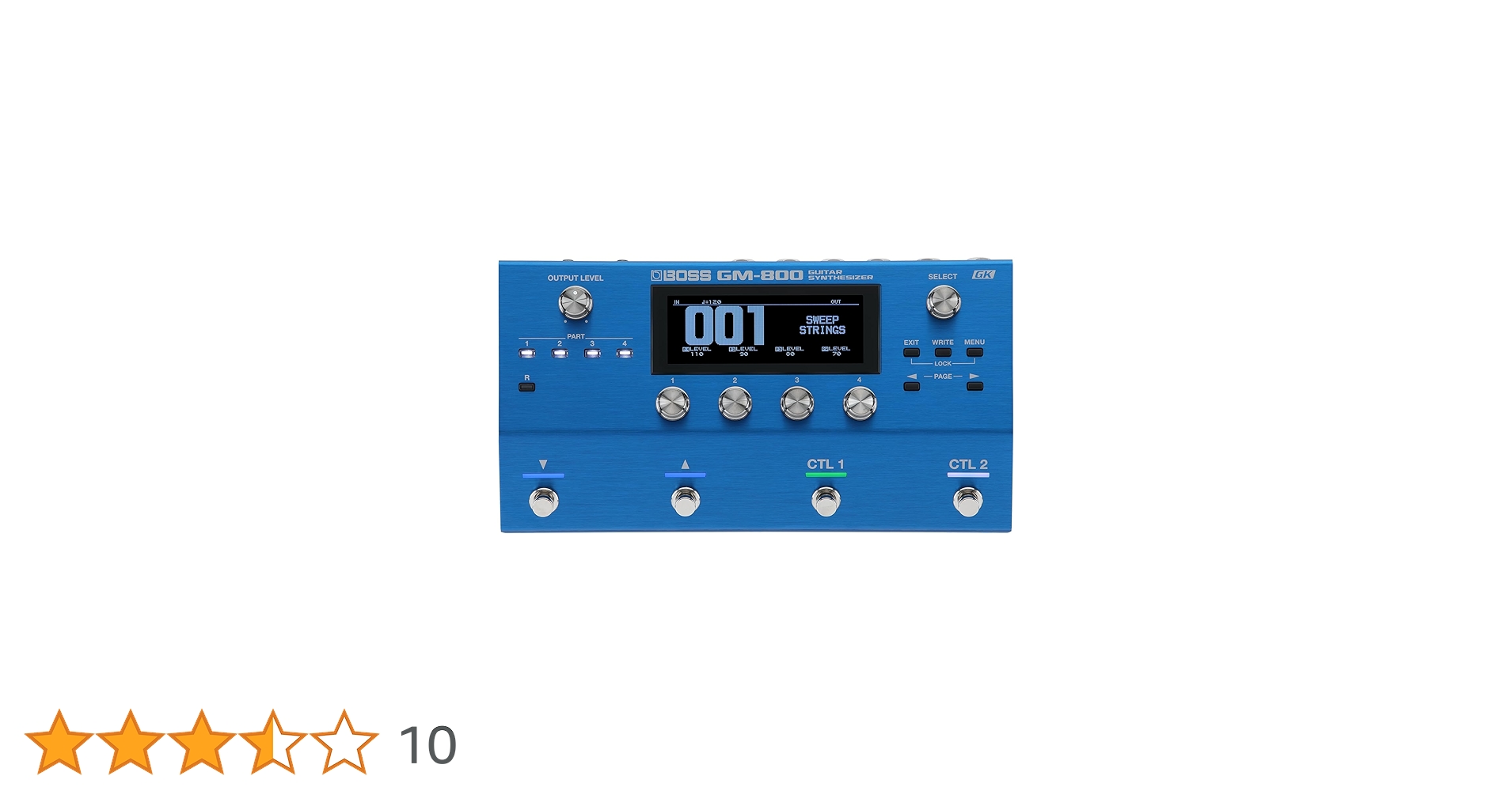 Amazon.co.jp: BOSS/GM-800 Guitar Synthesizer ギターシンセ ギター