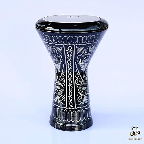 Tambor Darbuka Egipcio Doumbek Instrumento de Percusión Afinable DED-322E